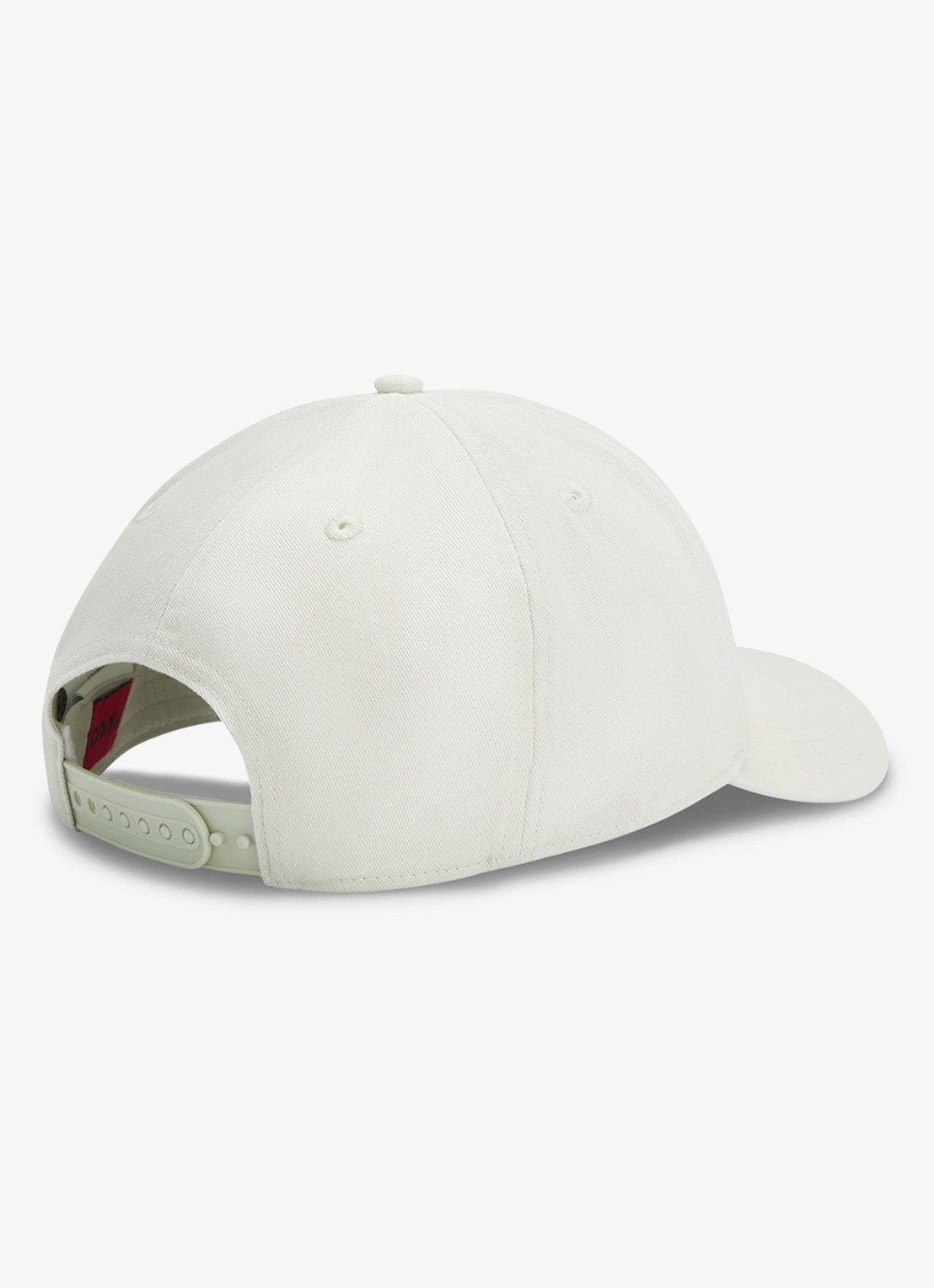 HUGO Pet van katoenen twill met logo - detail light/pastel green-331 / groen