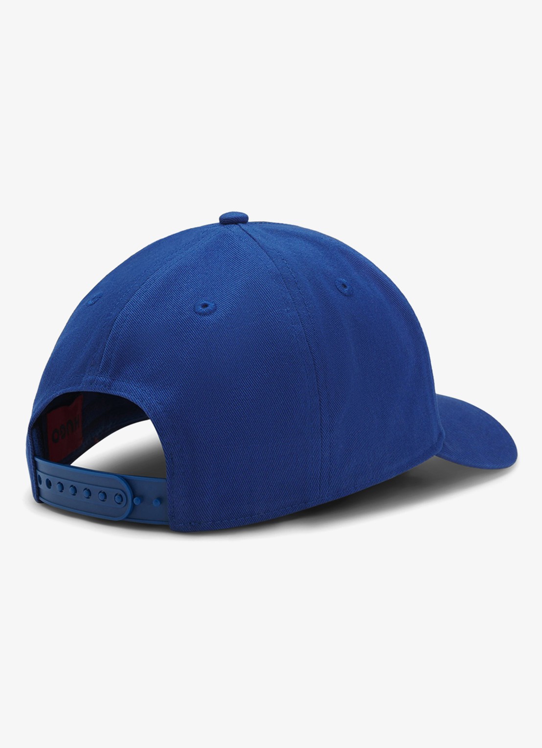 HUGO Pet van katoenen twill met logo - detail 3 open blue-498 / blauw