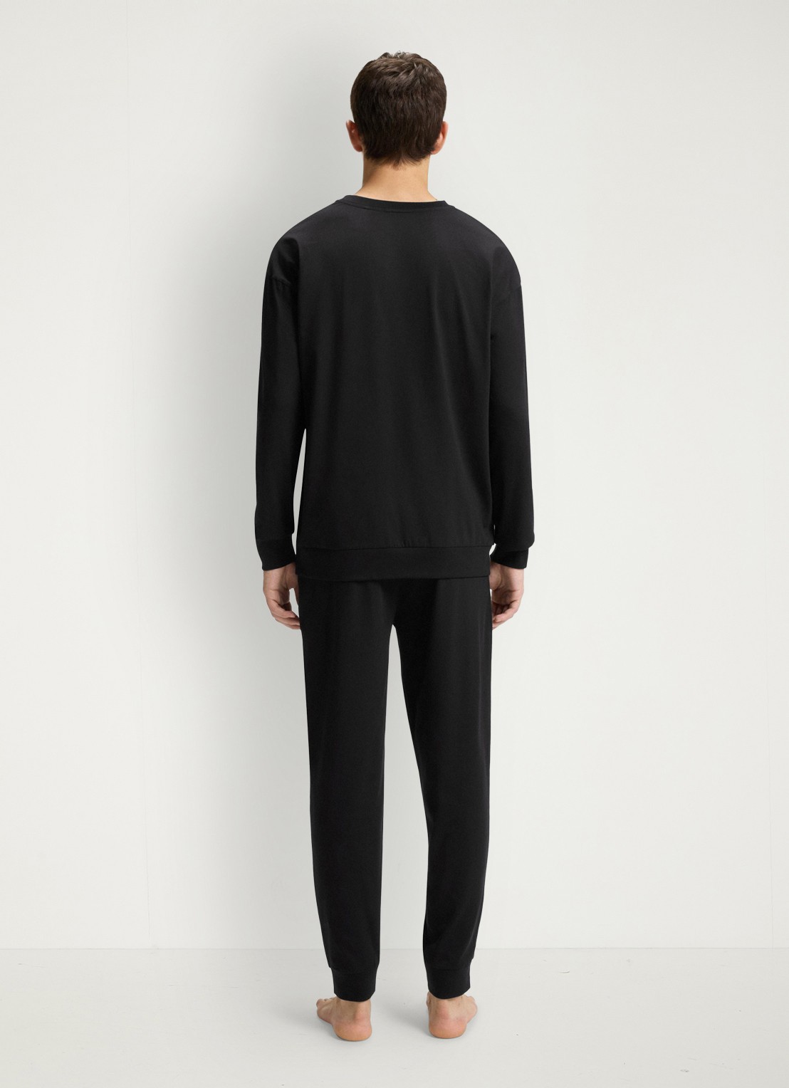 HUGO Pyjamaset met logo in giftset - achterkant 5 zwart