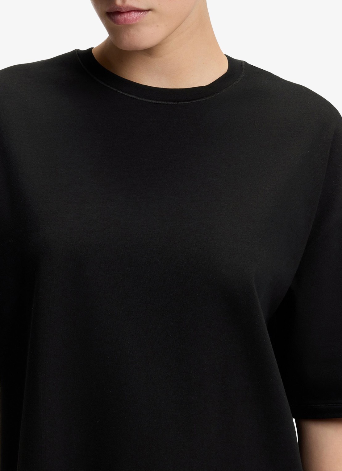 HUGO Pyjamashirt met mesh detail - detail 5 zwart