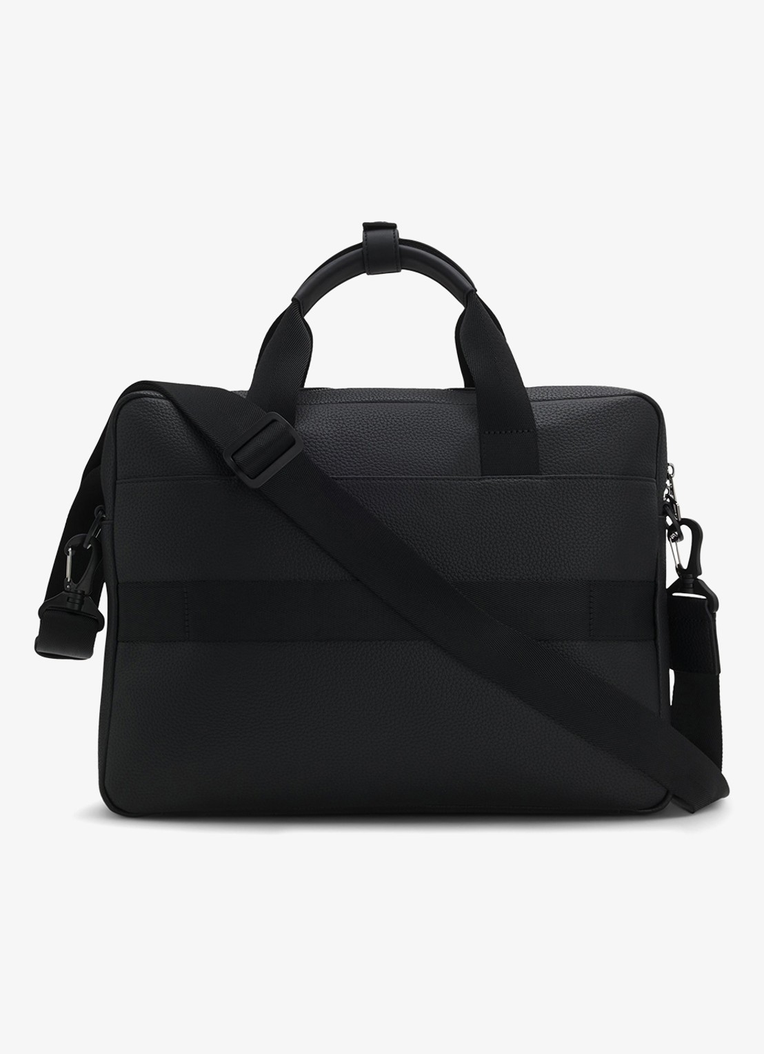 HUGO Quantic laptoptas met afneembare schouderriem - detail 4 zwart