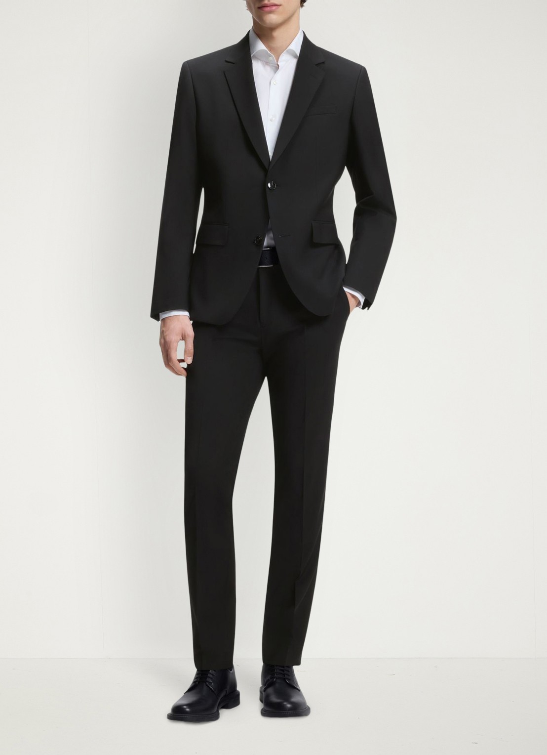 HUGO Regular fit 2-delig pak - detail zwart