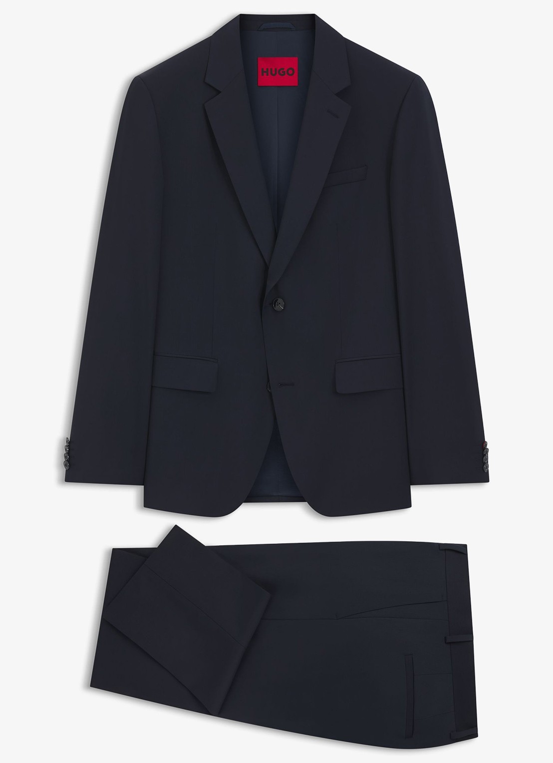 HUGO Regular fit 2-delig pak - voorkant 7 donkerblauw