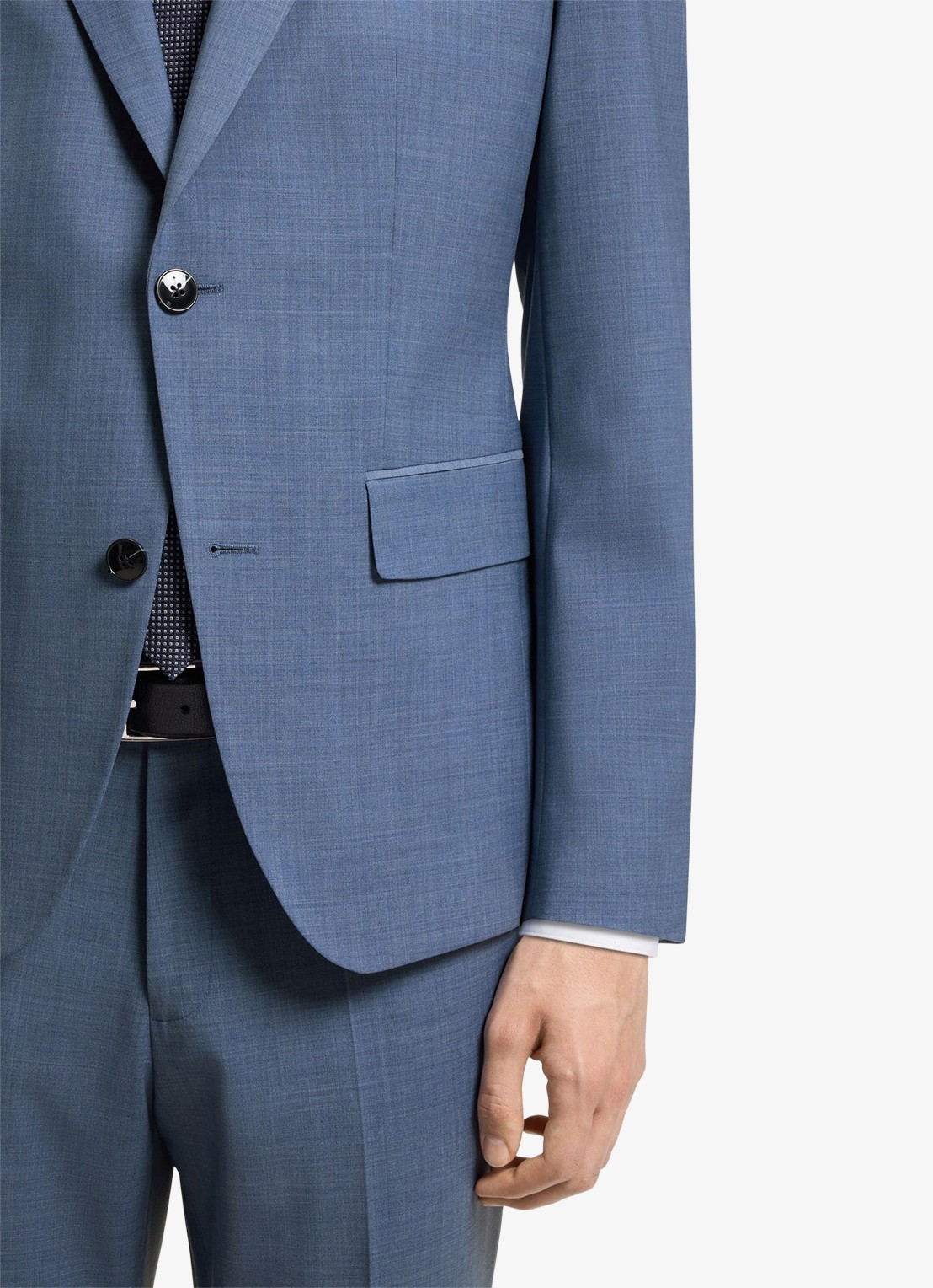 HUGO Regular fit 2-delig pak - detail 5 lichtblauw