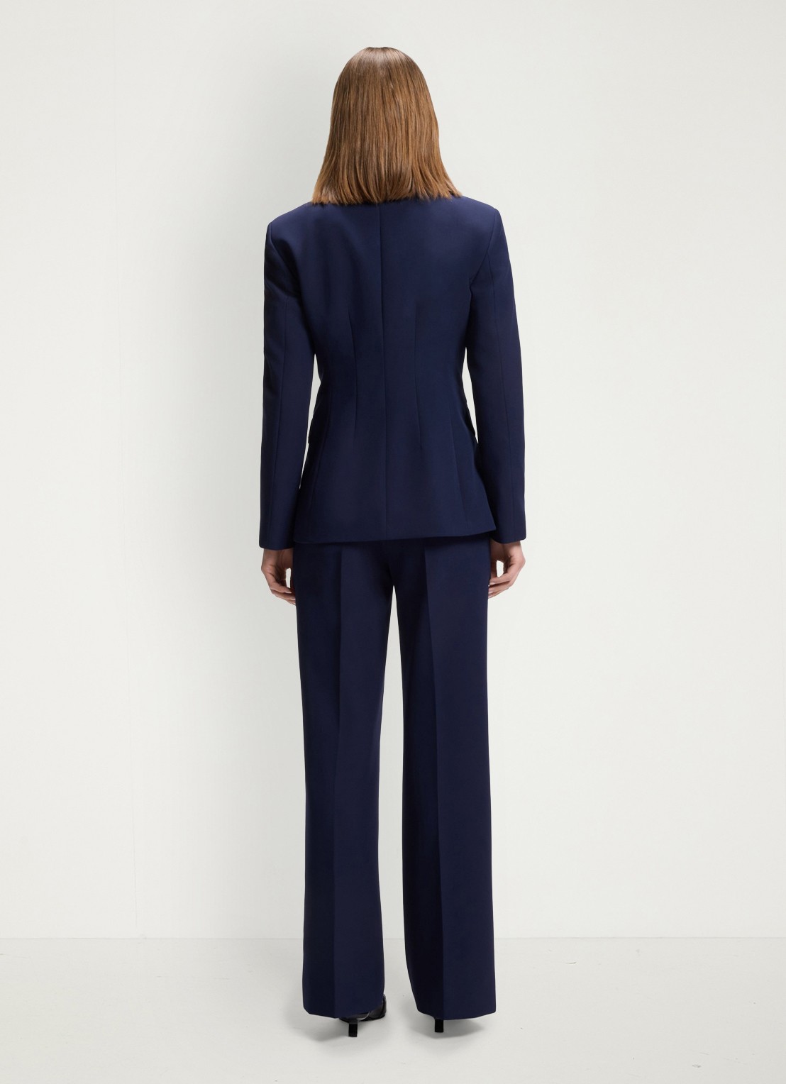 HUGO Regular-fit blazer van stretchmateriaal - achterkant 6 donkerblauw