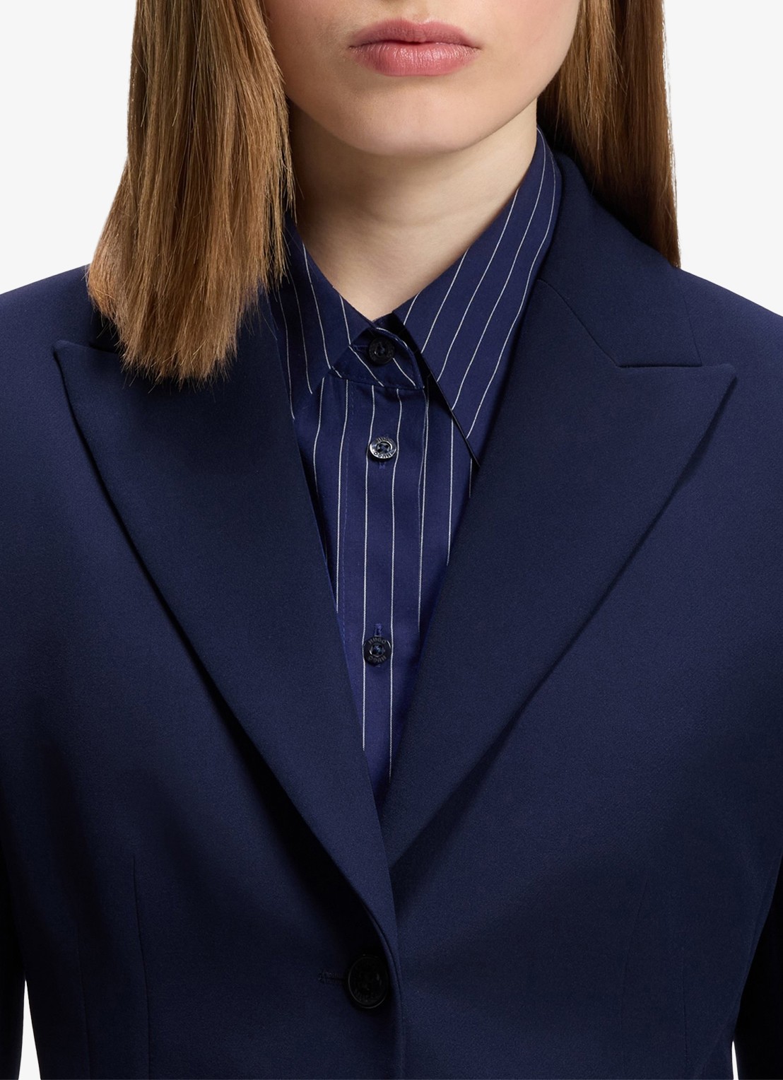HUGO Regular-fit blazer van stretchmateriaal - detail 4 donkerblauw