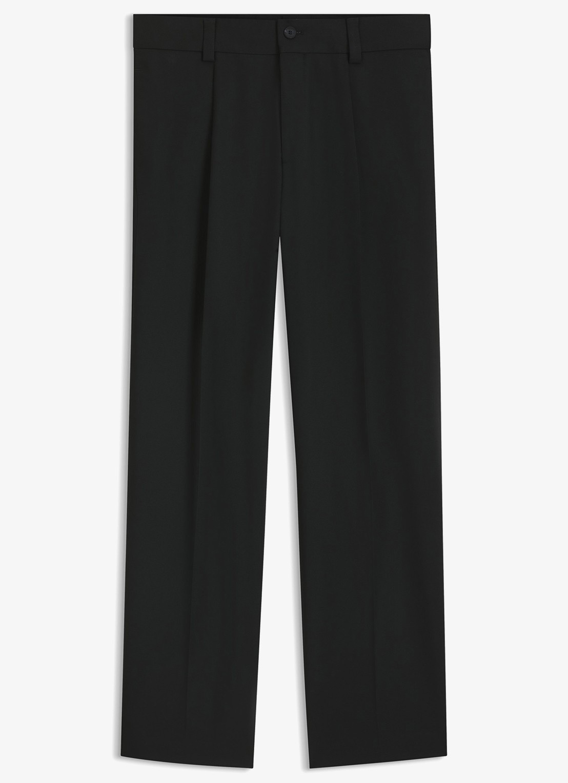 HUGO Regular fit pantalon met steekzakken - voorkant 2 zwart