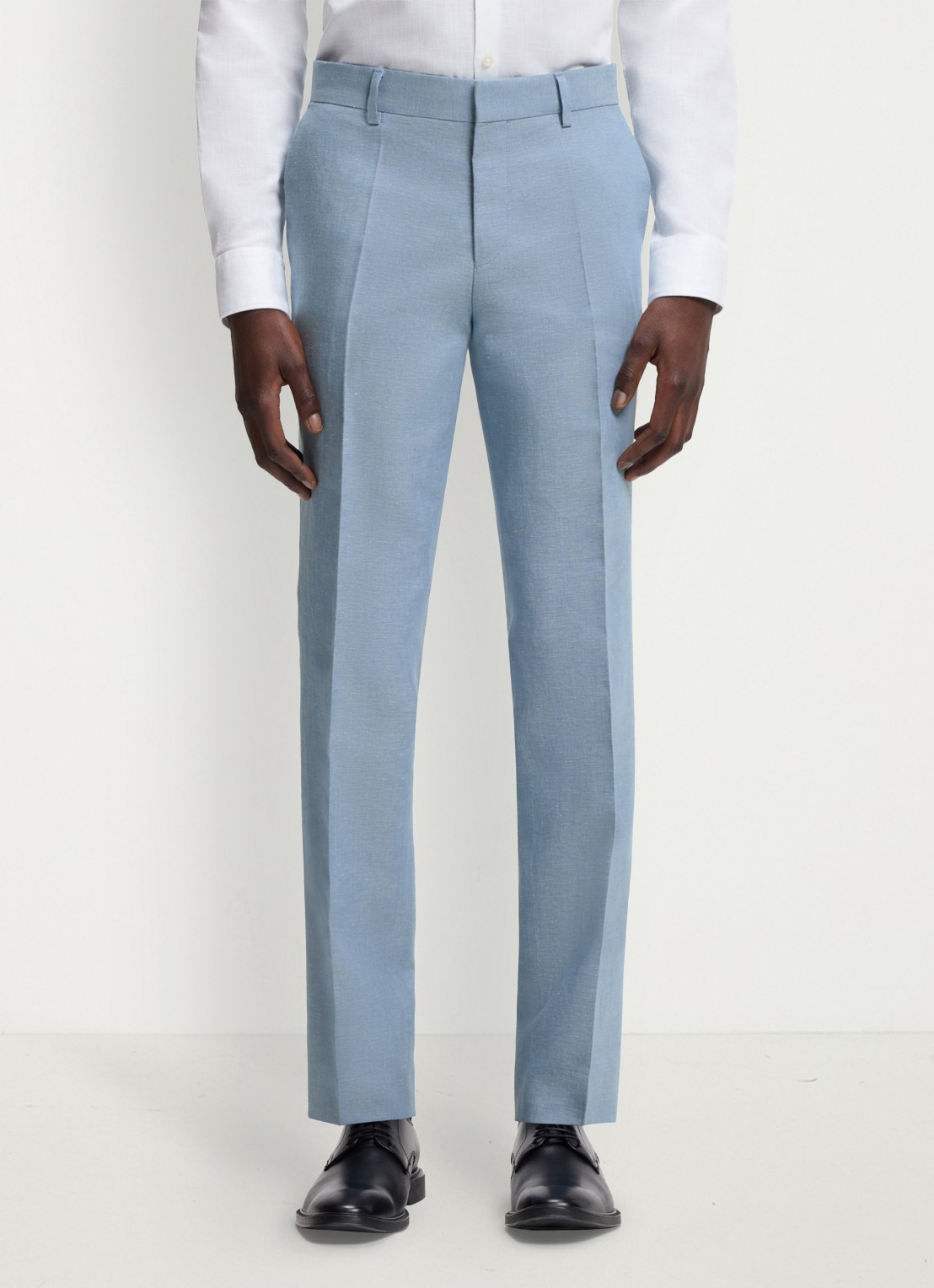 HUGO Slim fit 2-delig pak in katoenblend - detail 7 open blue-482 / blauw