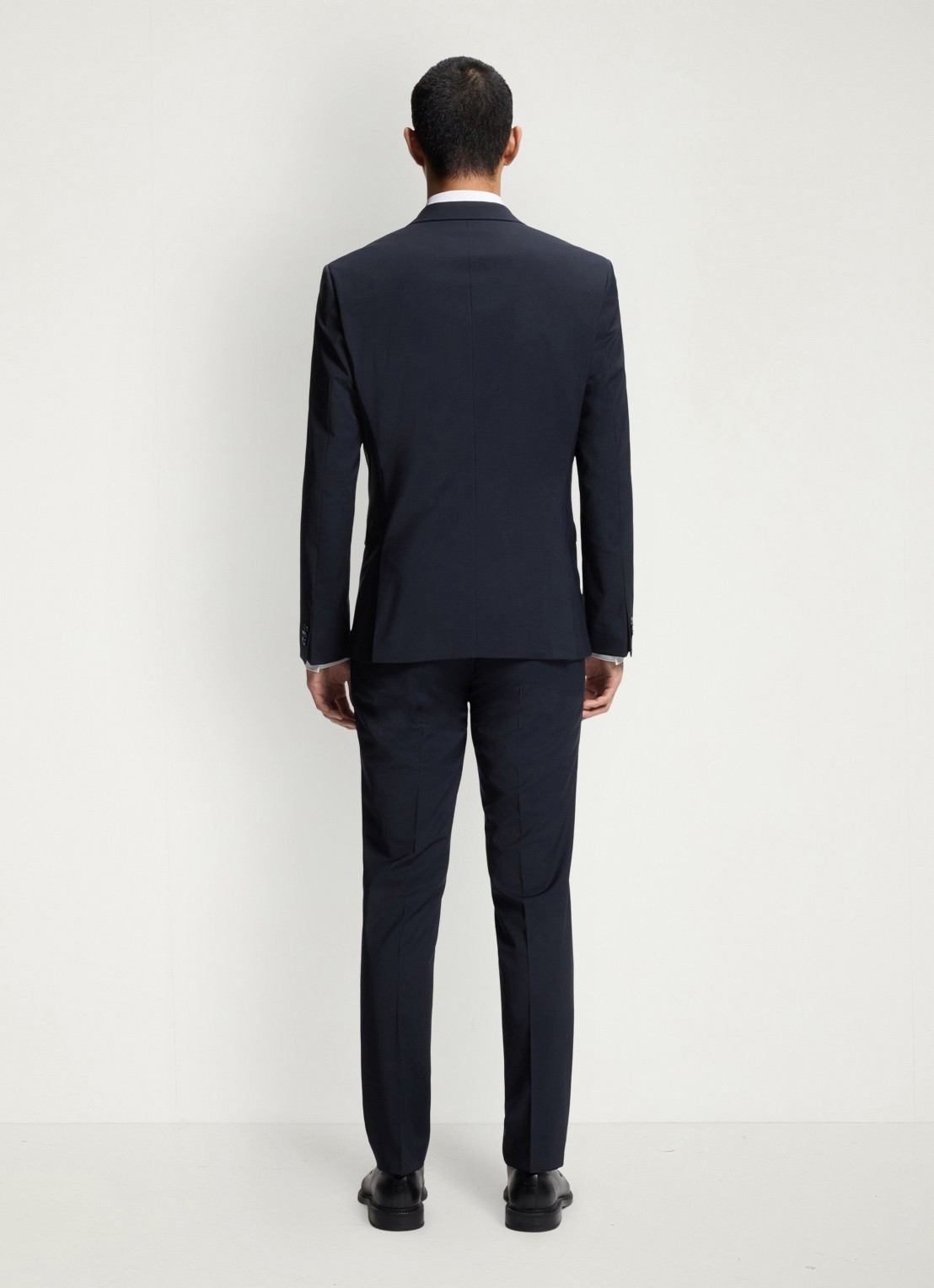 HUGO Slim-fit 2-delig pak in wolblend - achterkant donkerblauw