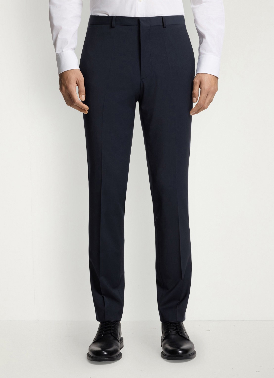 HUGO Slim-fit 2-delig pak in wolblend - detail 5 donkerblauw