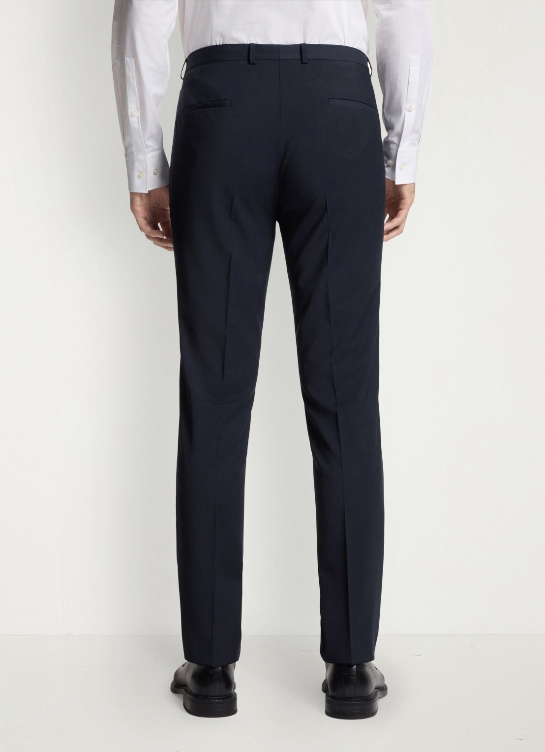 HUGO Slim-fit 2-delig pak in wolblend - detail 6 donkerblauw