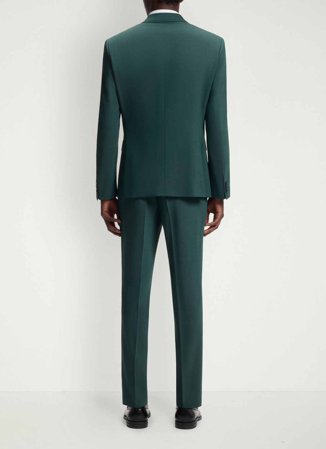 HUGO Slim fit 2-delig pak in wolblend - achterkant 6 groen