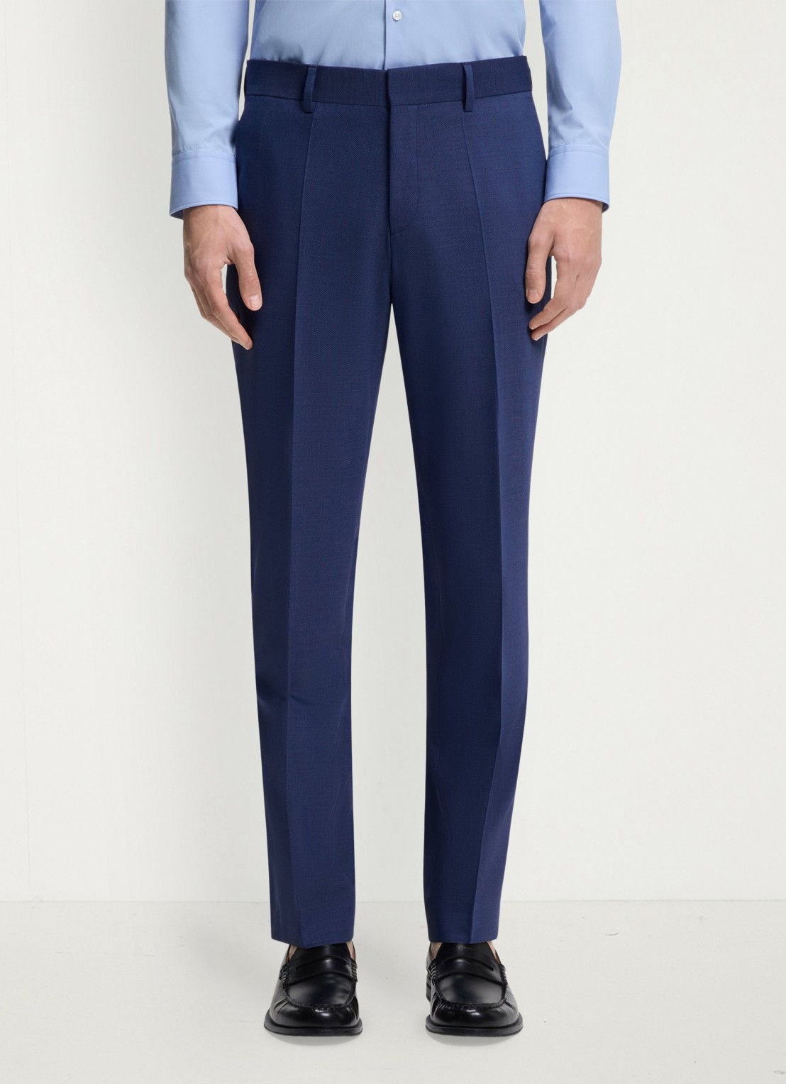 HUGO Slim fit 2-delig pak in wolblend - detail 7 donkerblauw