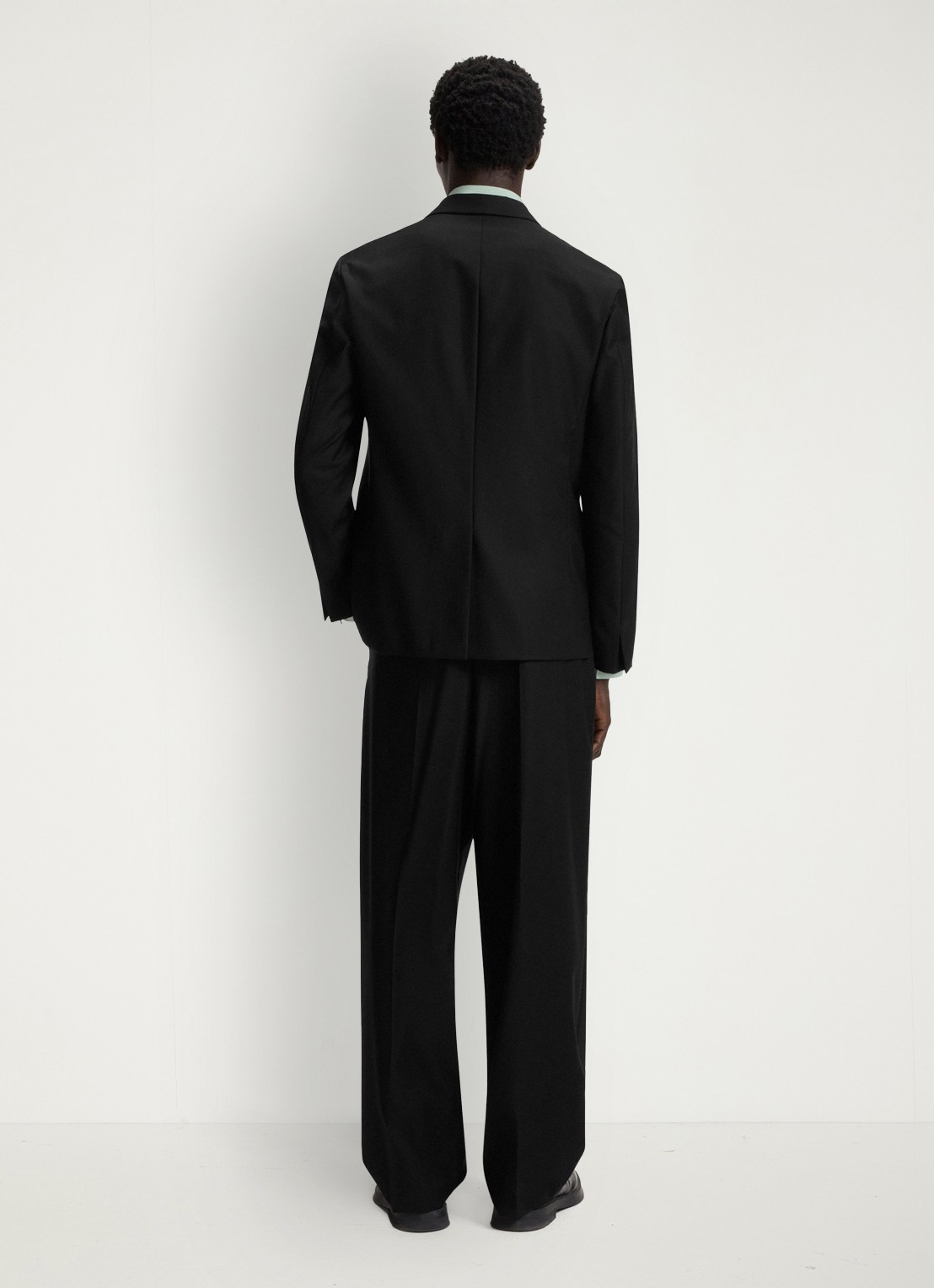 HUGO Slim fit colbert met steekzakken - achterkant 6 zwart