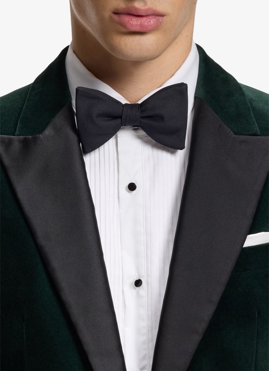 HUGO Slim fit colbert van katoen - detail 2 groen