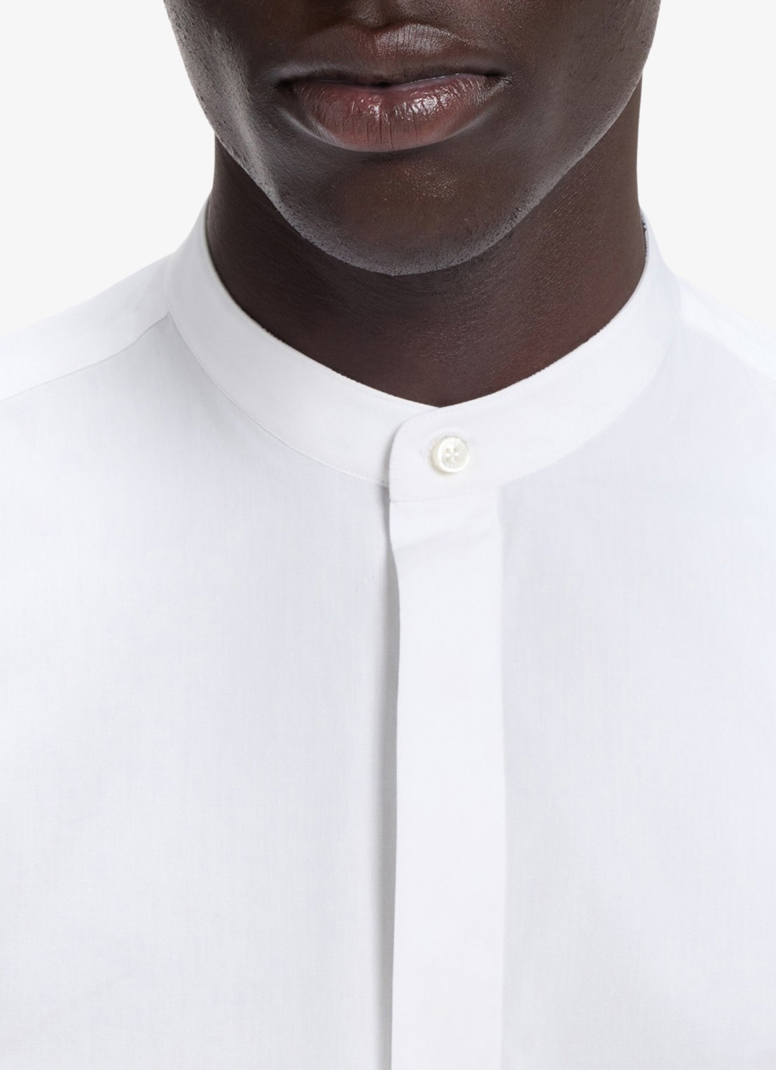 HUGO Slim-fit overhemd van gemakkelijk te strijken katoenen popeline - detail 2 wit