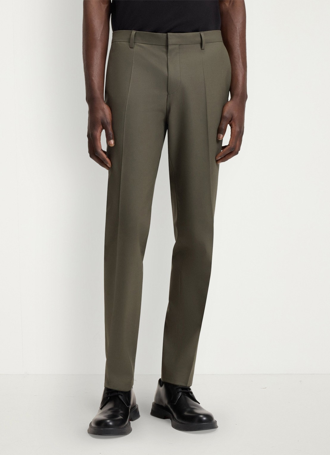 HUGO Slim-fit pak van een wolmix met hoogwaardige stretch - detail 5 groen