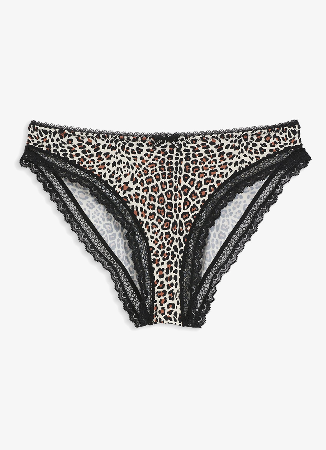 HUGO Slip met dierenprint - voorkant 4 multicolor