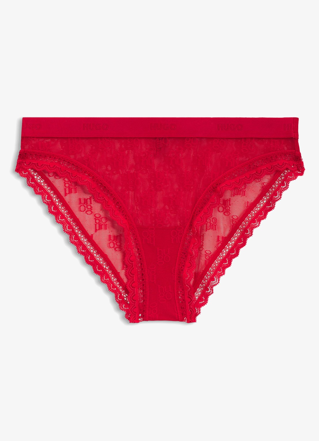 HUGO Slip van kant - voorkant 4 rood