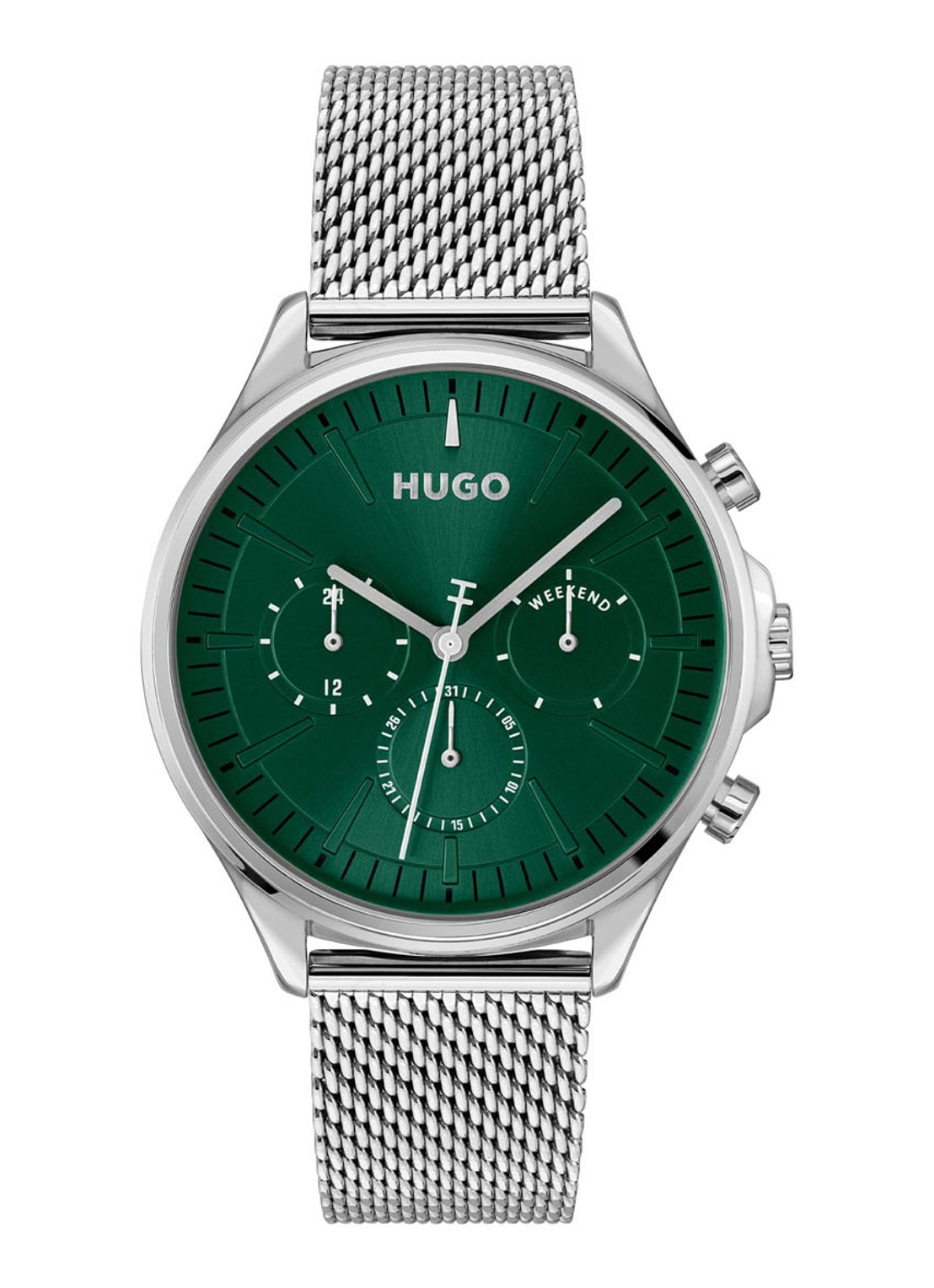 HUGO Smash Multi horloge HU1530409  - voorkant zilver