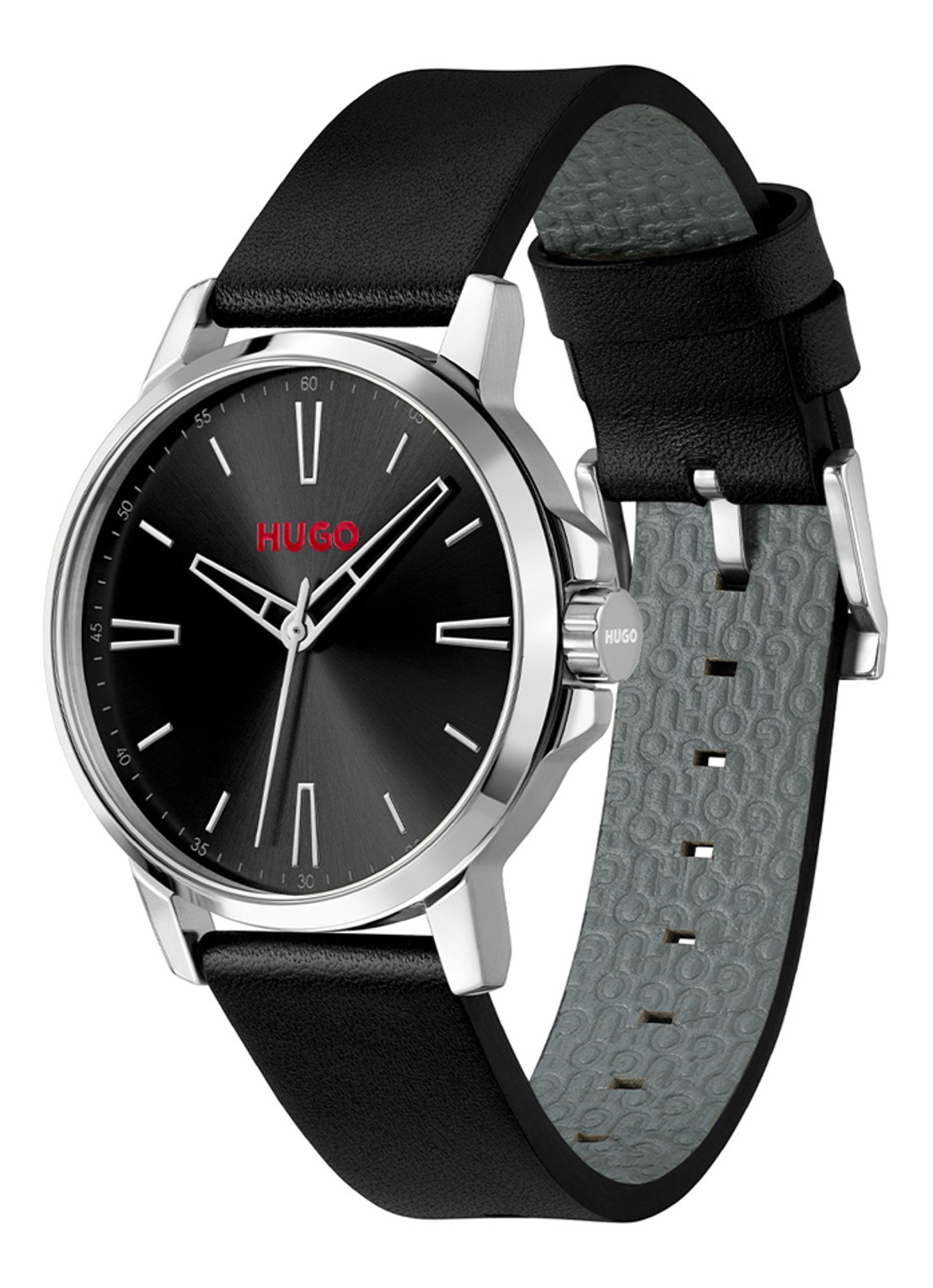 HUGO Smooth horloge HU1530417  - detail zilver