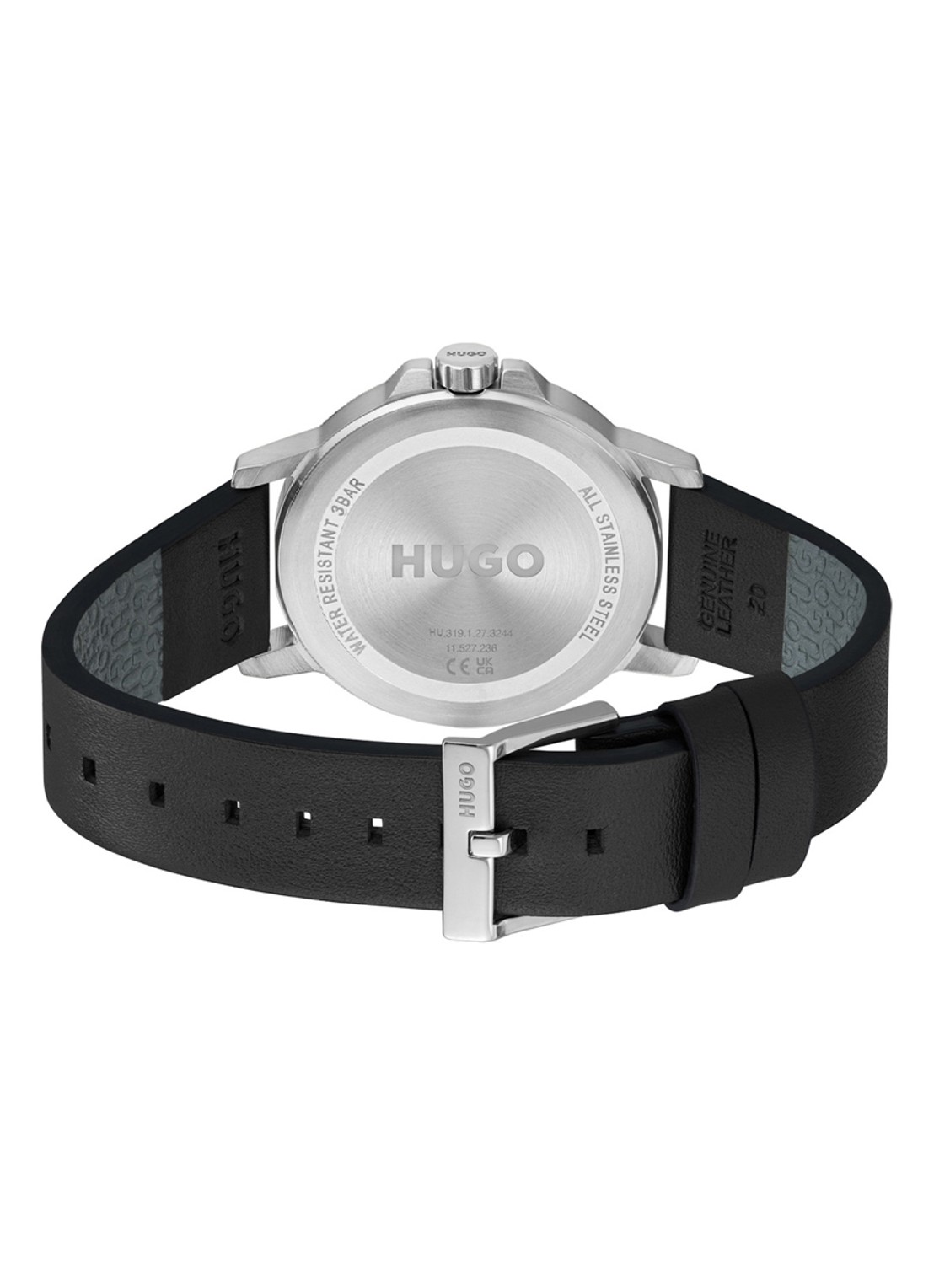 HUGO Smooth horloge HU1530417  - detail 2 zilver