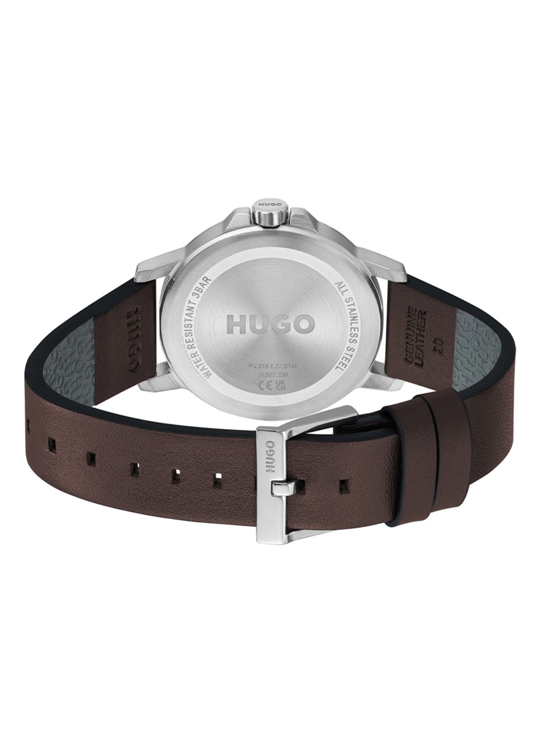 HUGO Smooth horloge HU1530418  - detail 2 zilver