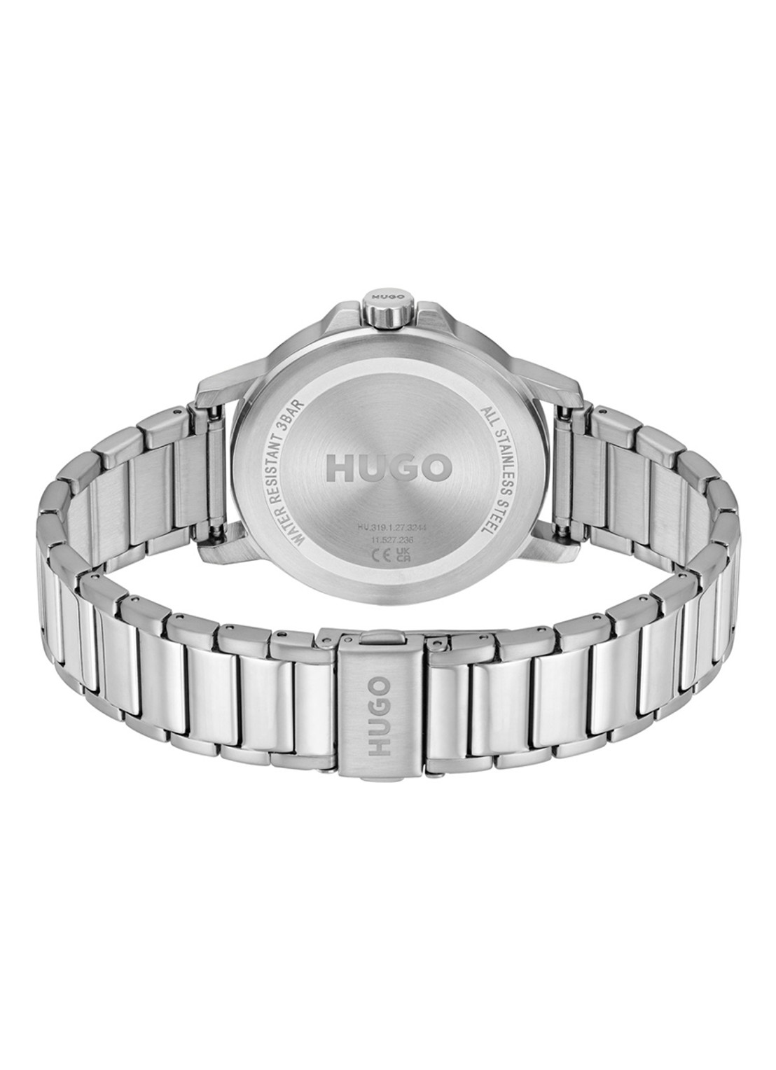 HUGO Smooth horloge HU1530419  - detail 2 zilver
