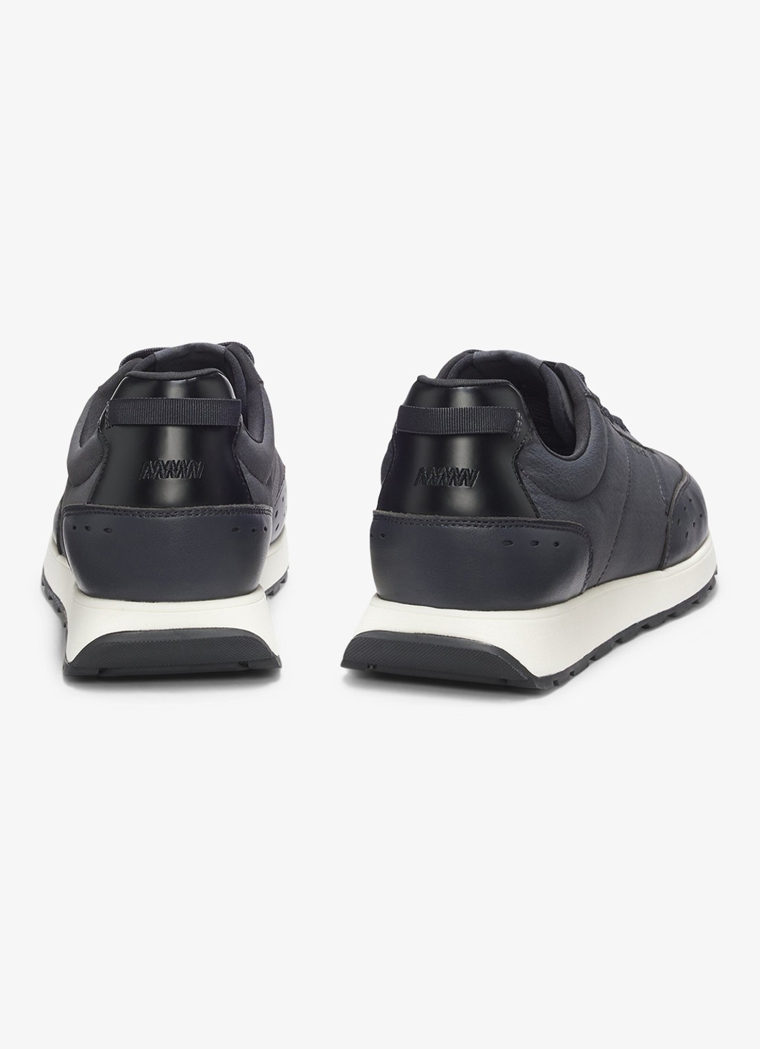 HUGO Sneaker met logo  - detail 4 donkerblauw