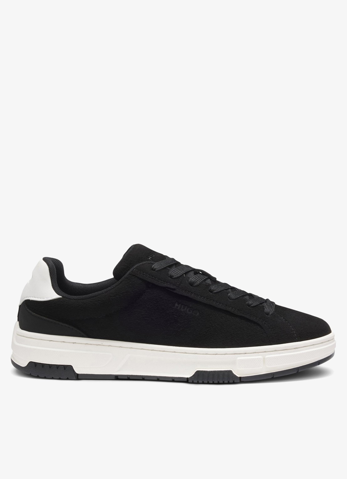 HUGO Sneaker met logo - detail 4 antraciet