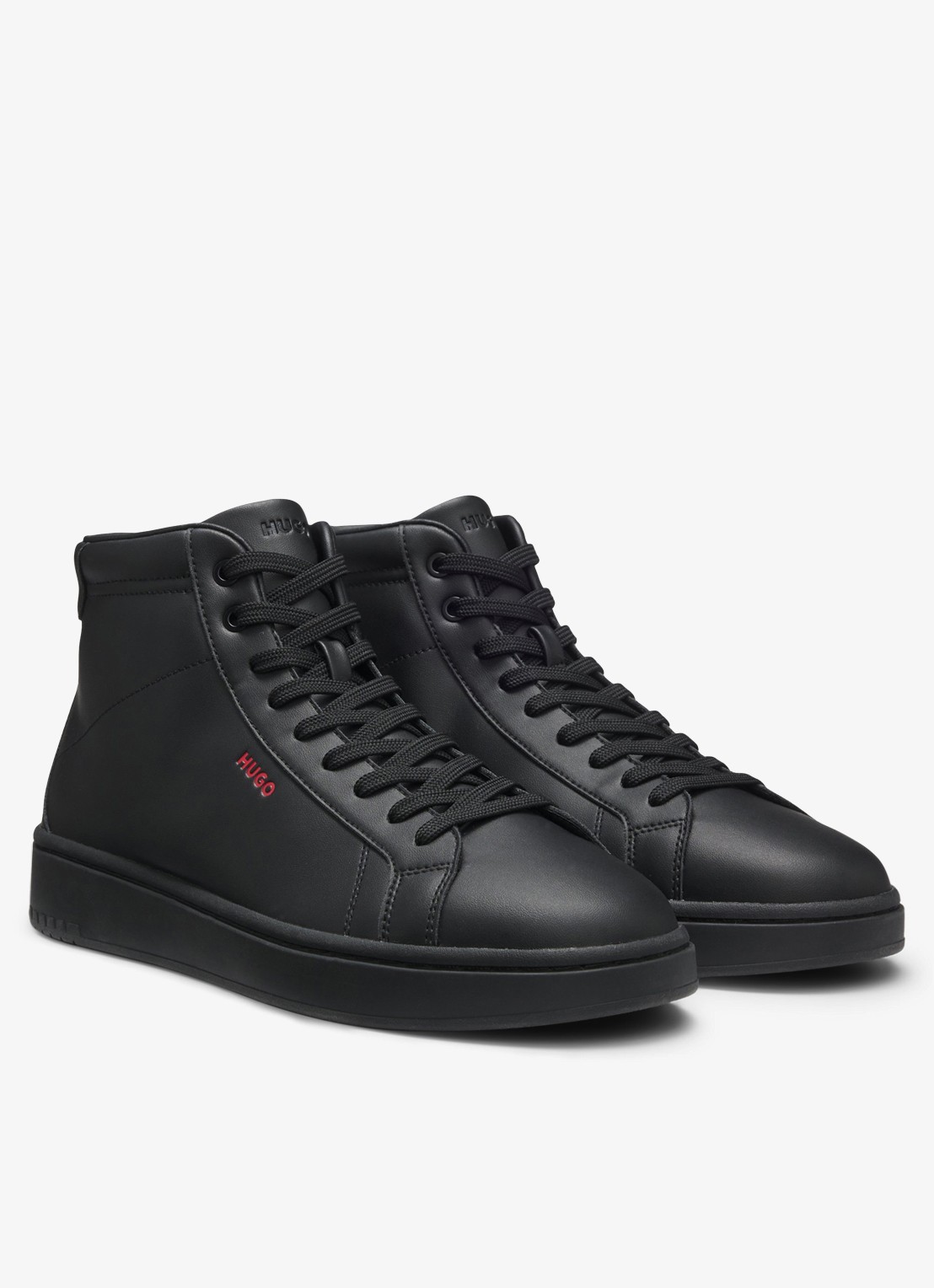 HUGO Sneaker met logo - detail 4 zwart