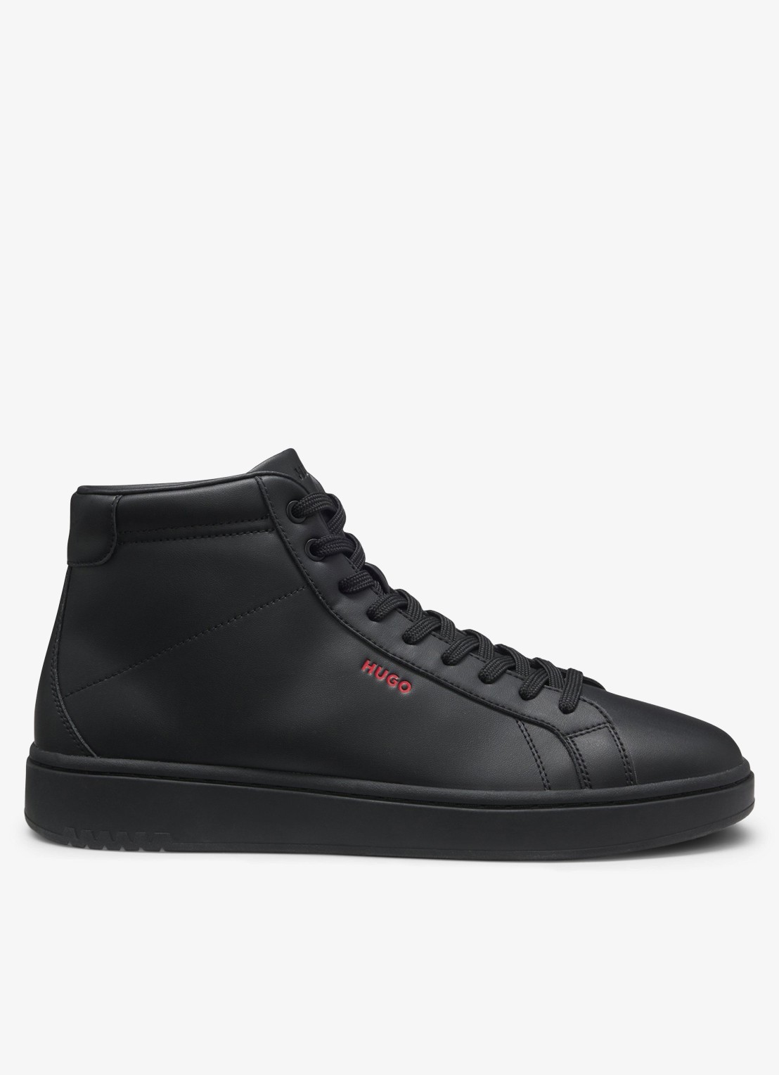 HUGO Sneaker met logo - voorkant 2 zwart