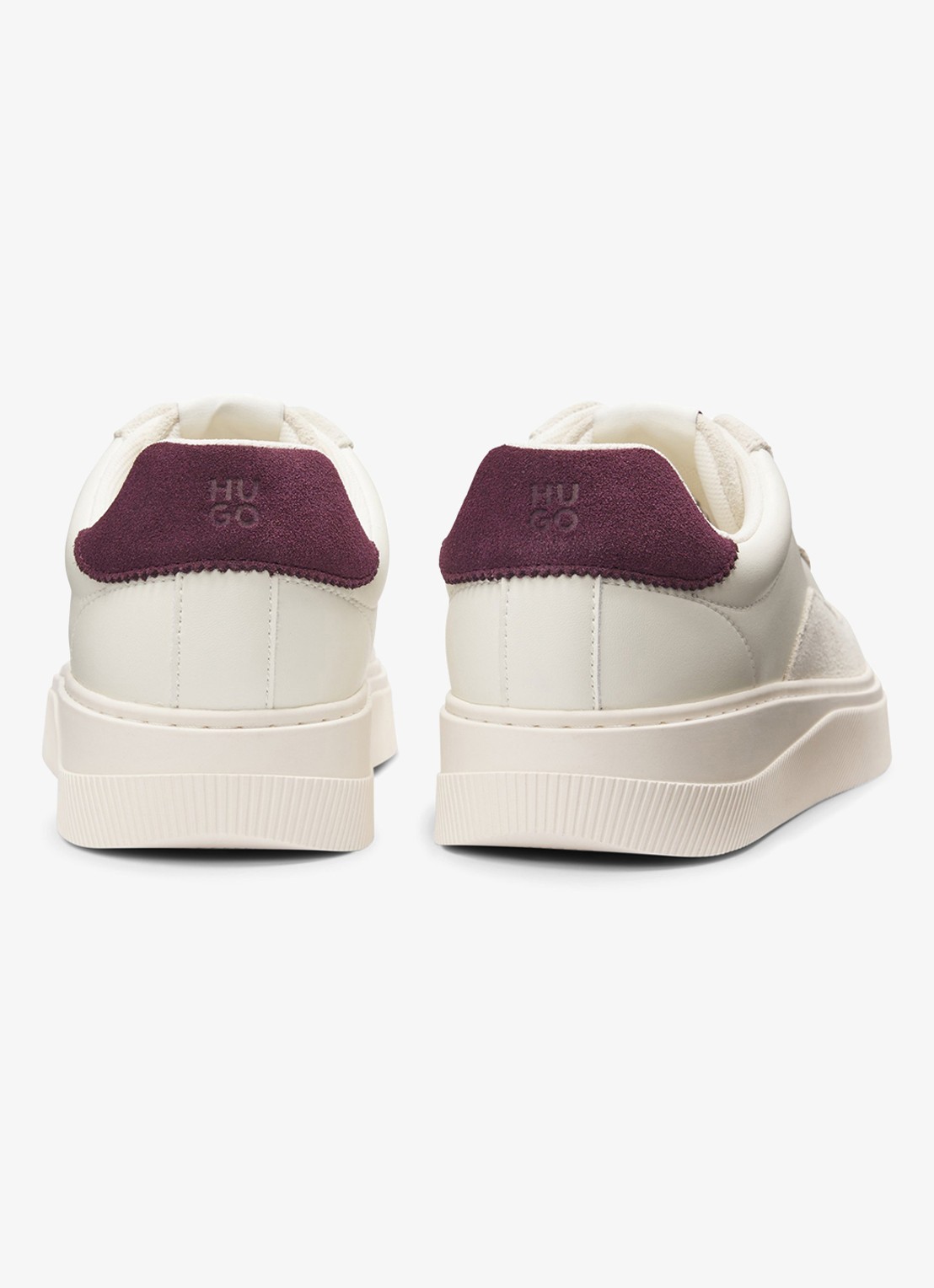 HUGO Sneakers met suède details   - detail 4 beige