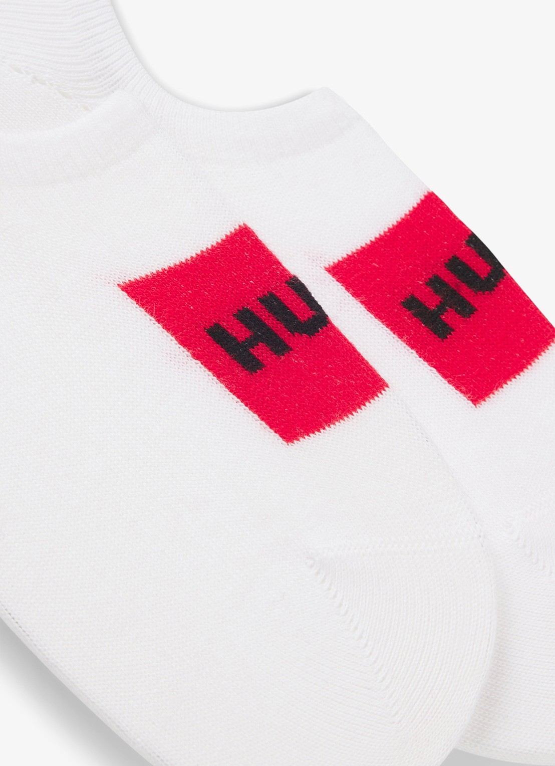 HUGO Sneakersokken met logo in 2-pack - detail 3 wit