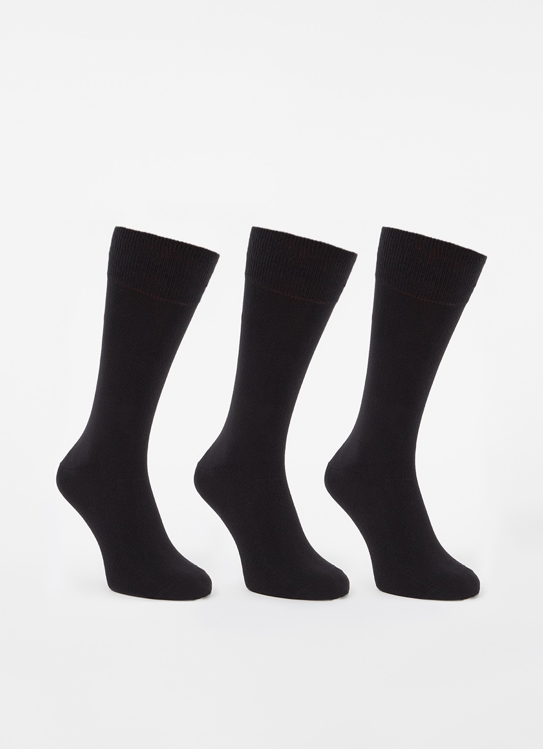 HUGO Sokken met logo in 3-pack - voorkant black-001 / zwart