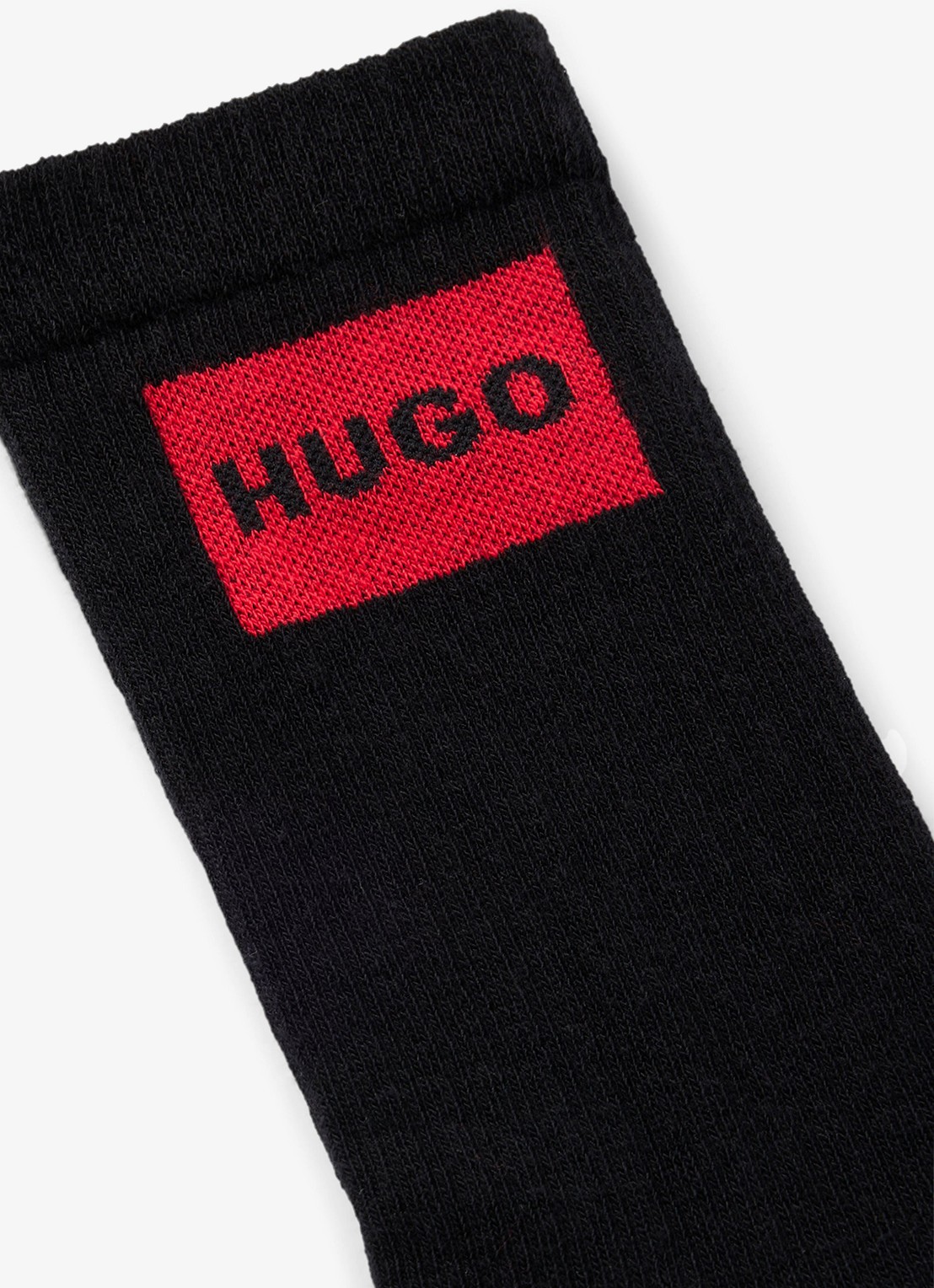 HUGO Sportsokken met logo in 3-pack - detail 3 zwart