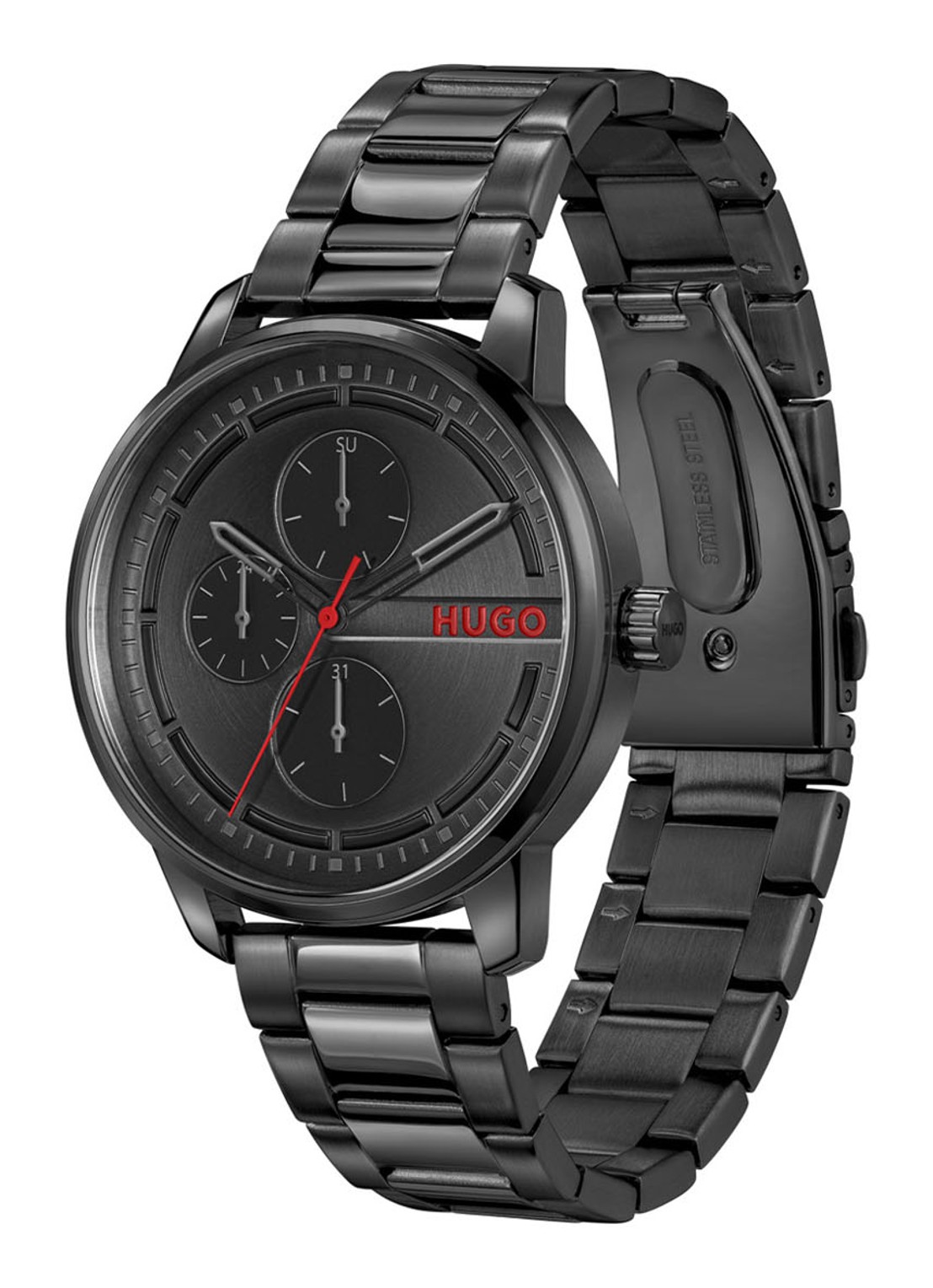 HUGO Stamp Multi horloge HU1530369  - detail 2 zwart