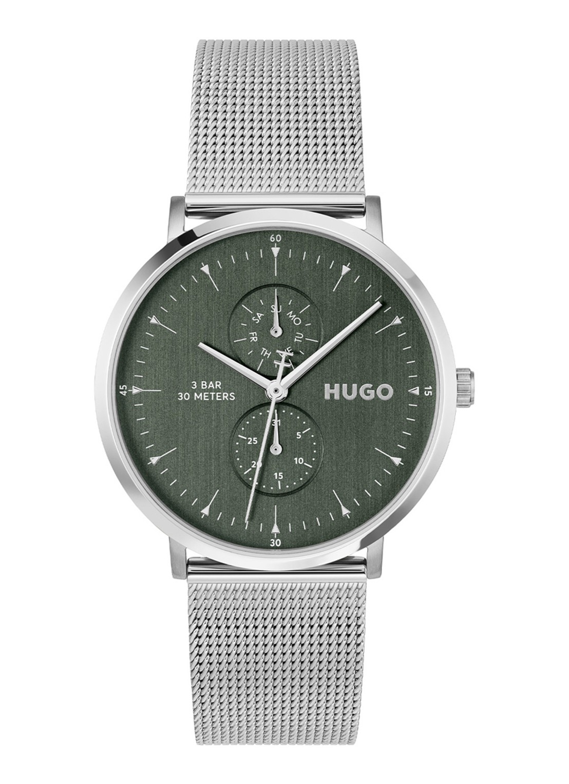 HUGO #STYLE horloge HU1530455  - voorkant 3 zilver