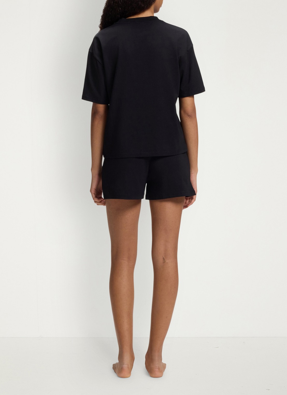 HUGO T-shirt met logo - achterkant 5 zwart