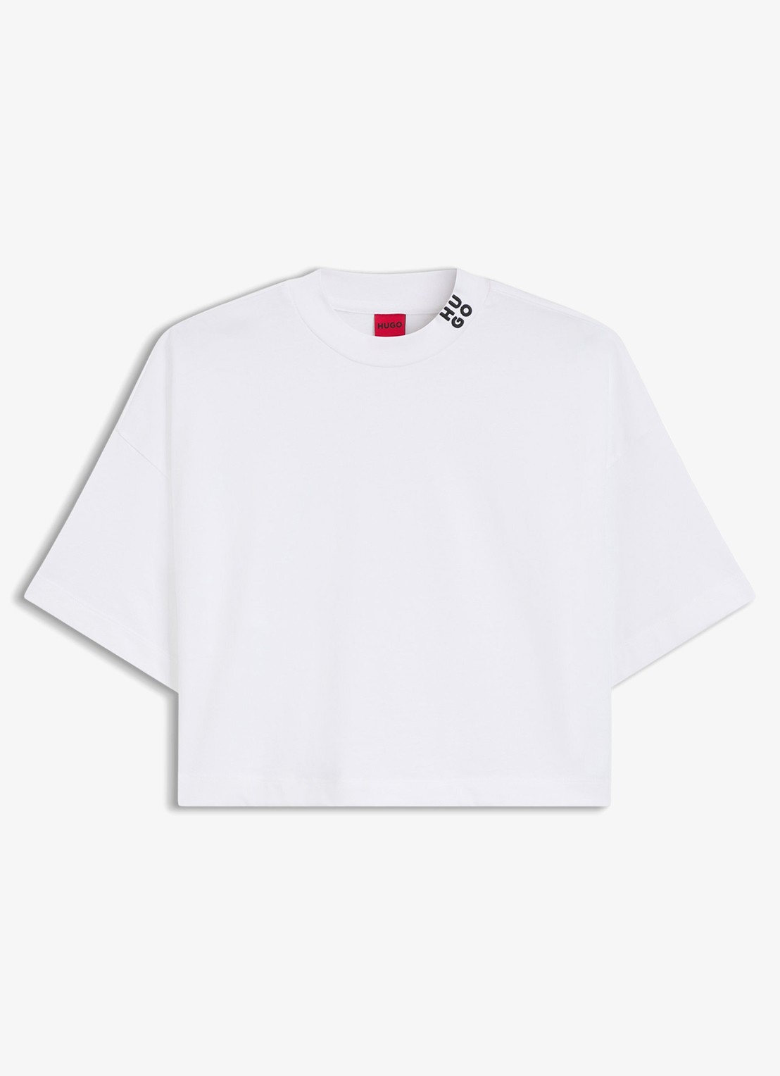 HUGO T-shirt met logo - voorkant wit