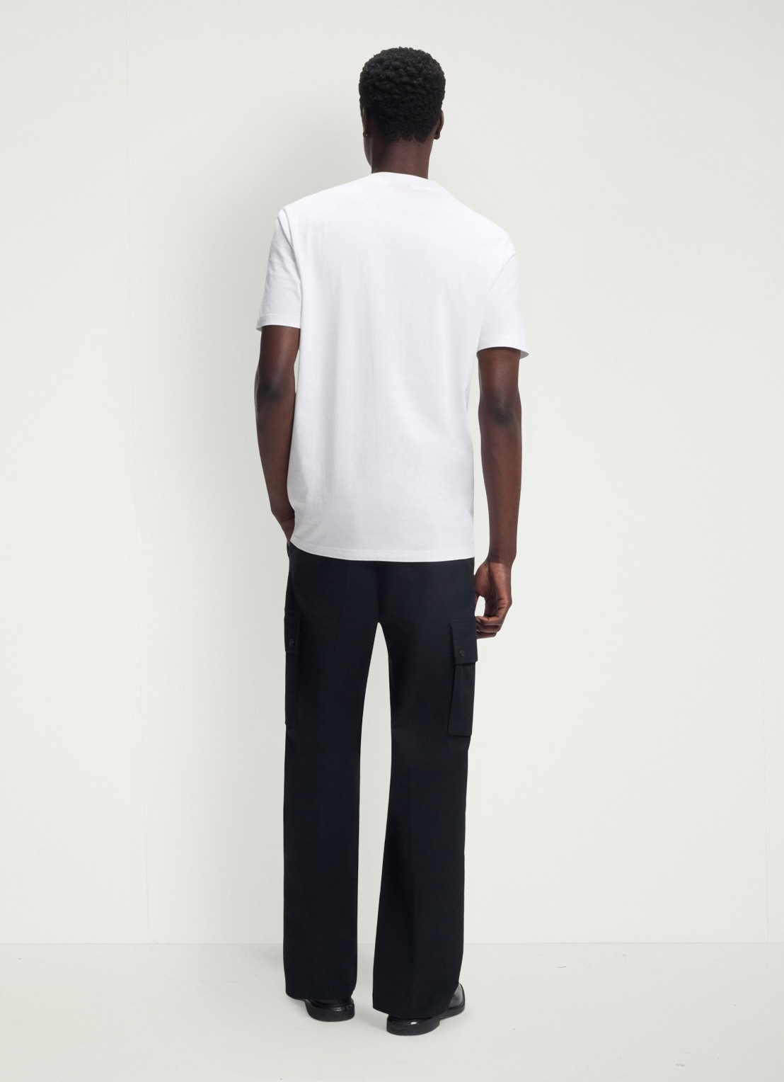 HUGO T-shirt met logoprint  - achterkant 5 wit