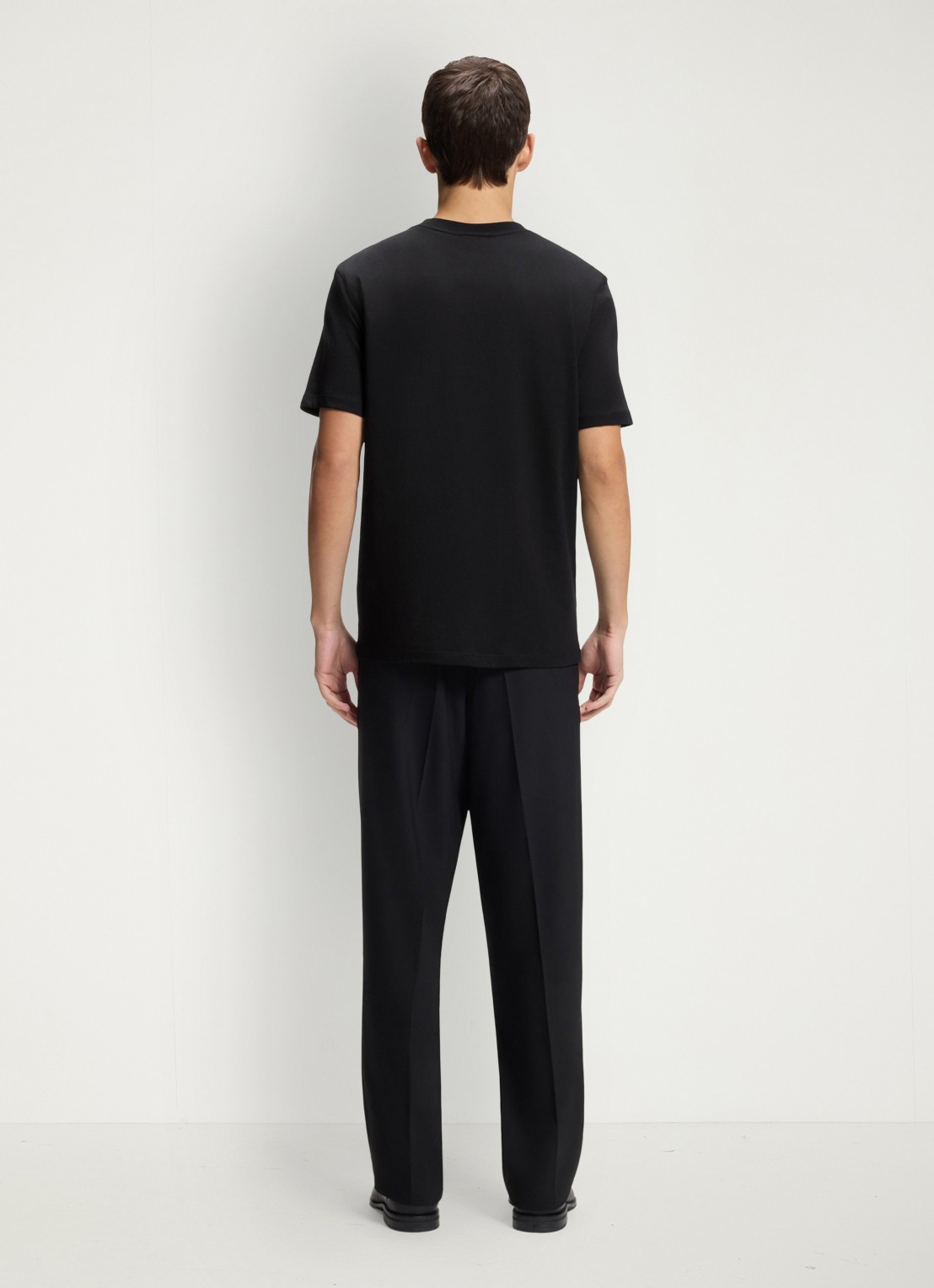 HUGO T-shirt met logoprint - achterkant 5 zwart