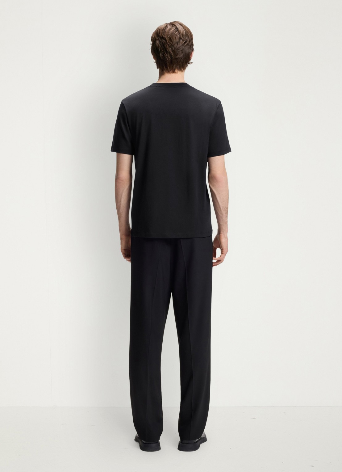 HUGO T-shirt met logoprint - achterkant 5 zwart