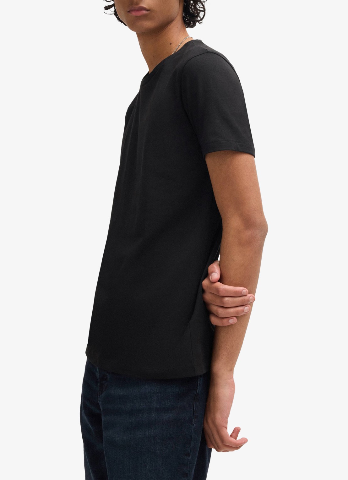 HUGO T-shirt met ronde hals in 2-pack - detail 2 diepzwart