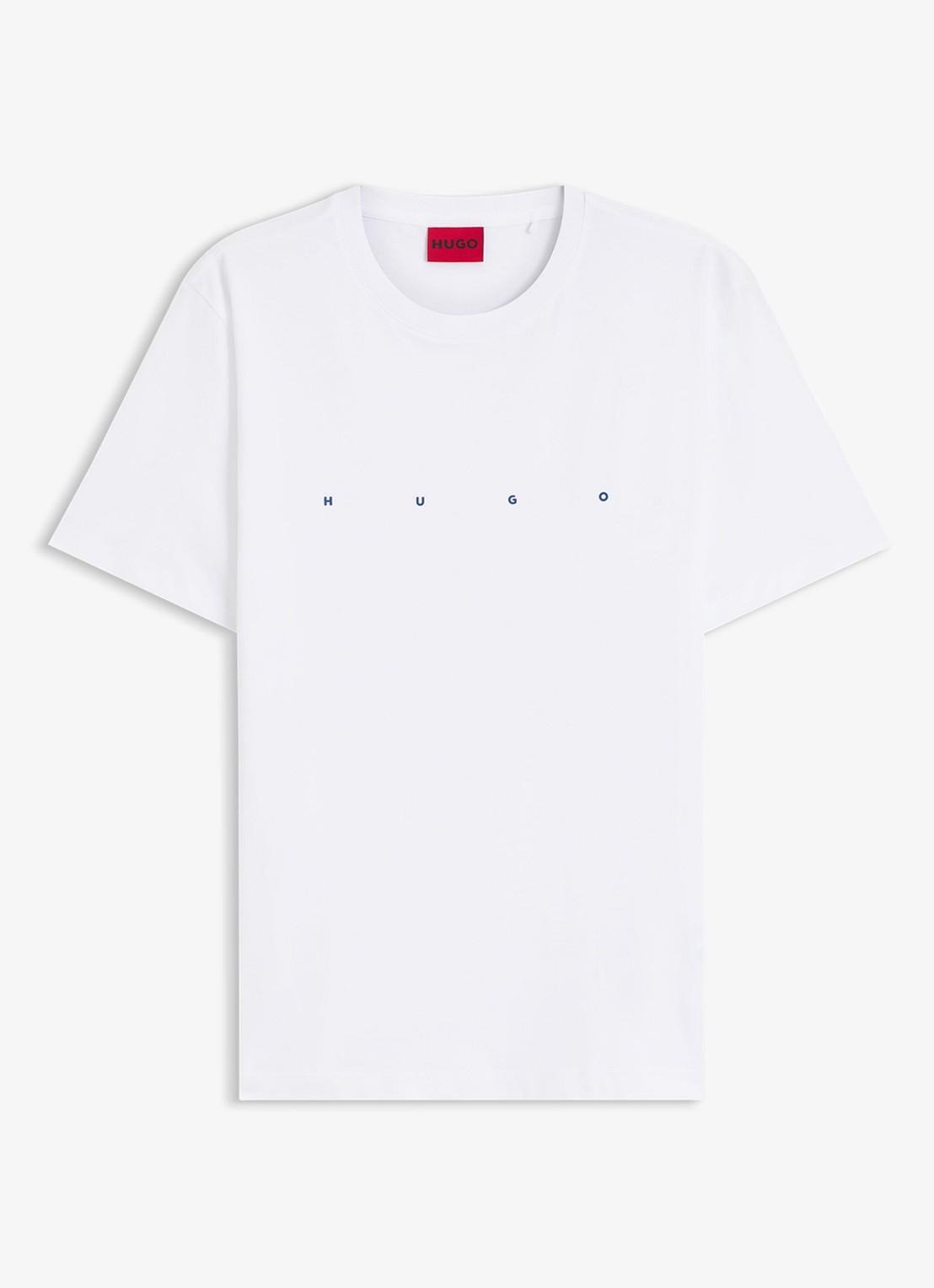 HUGO T-shirt van logo - voorkant wit