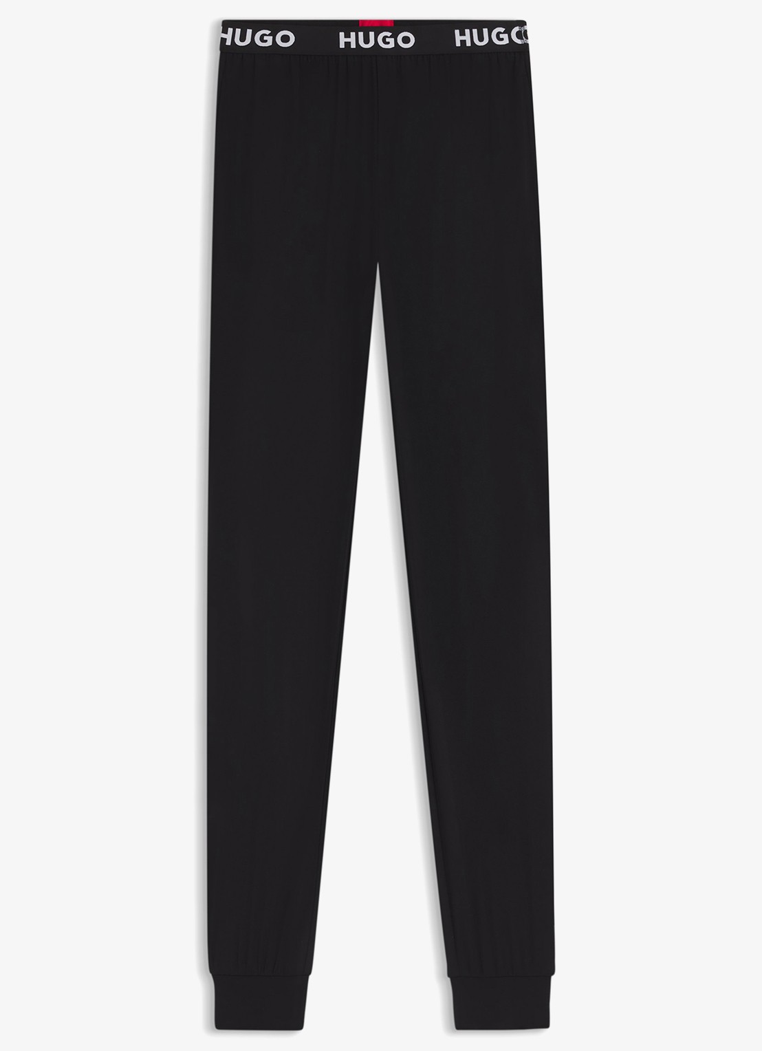 HUGO Unite pyjamabroek met logoband - voorkant 2 zwart