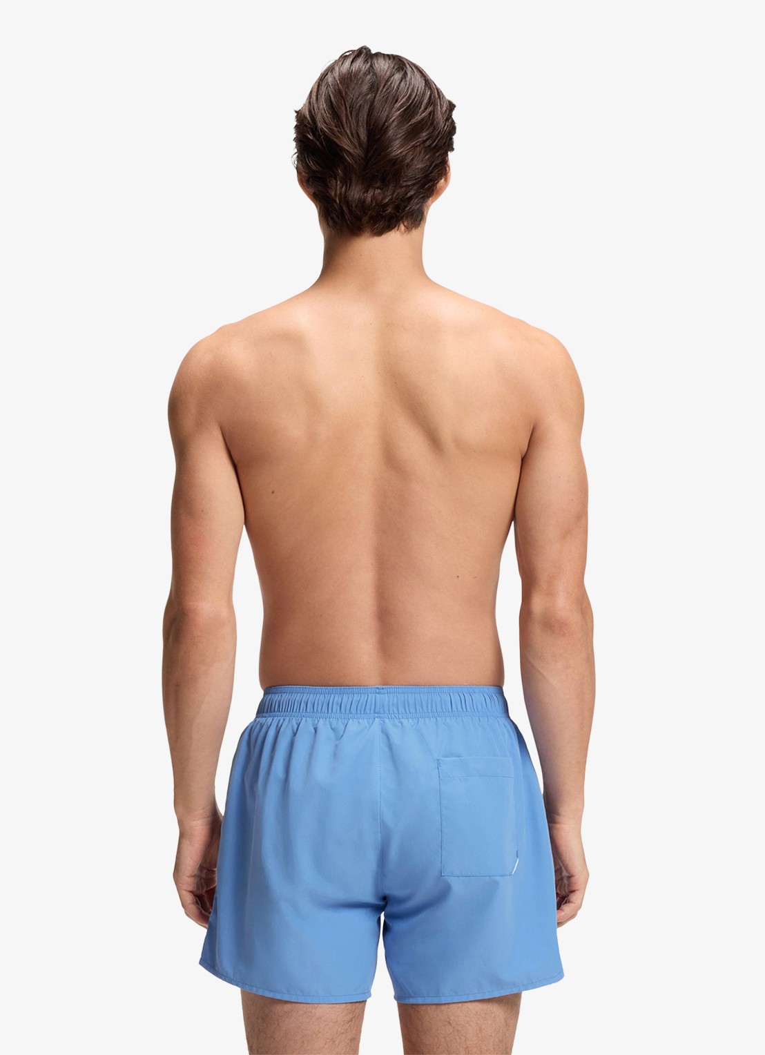 HUGO Zwemshorts met logoprint - achterkant 4 blauw