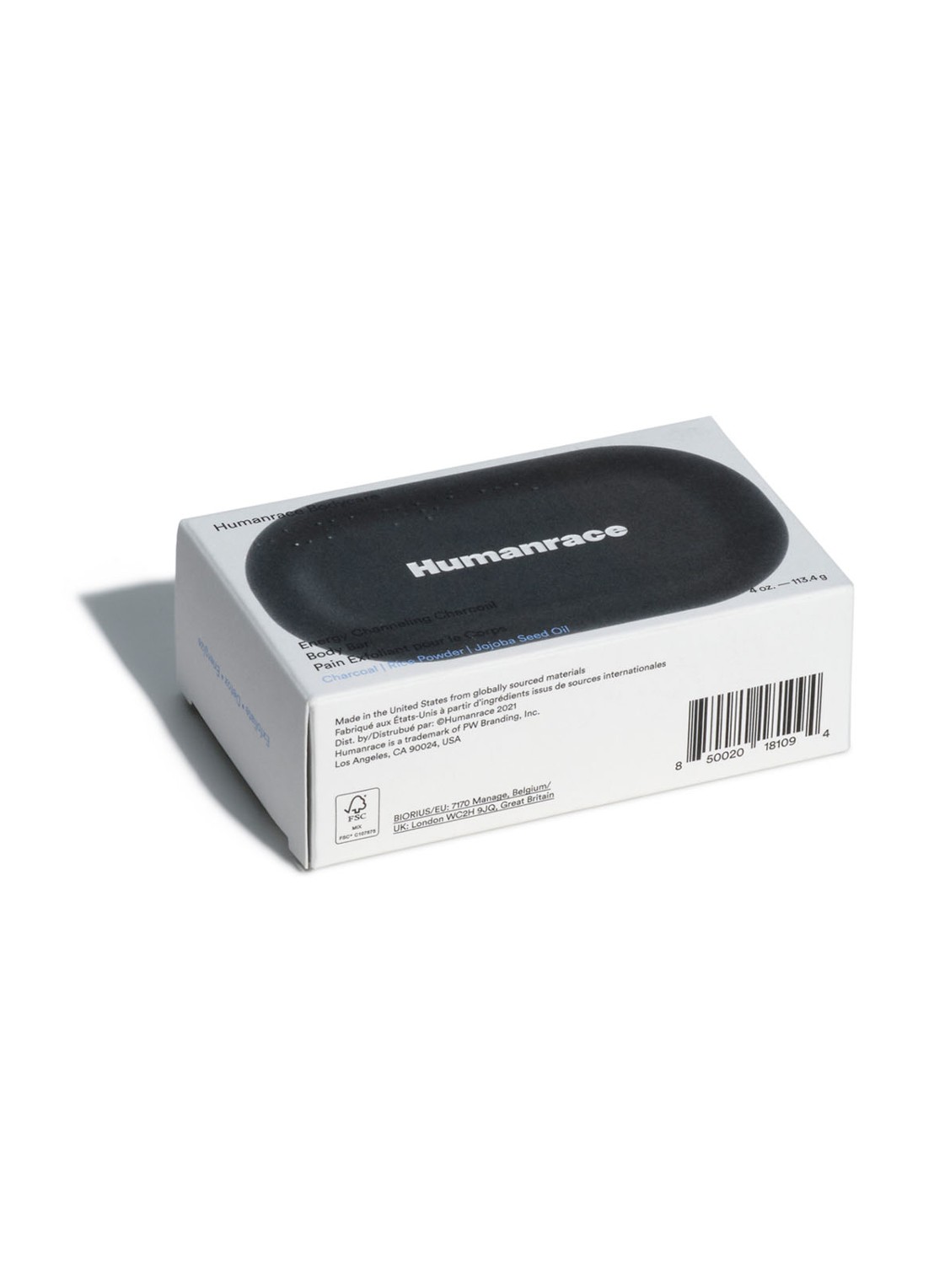 Humanrace Energy Charcoal Body Bar - lichaamsscrub - voorkant 2 undefined