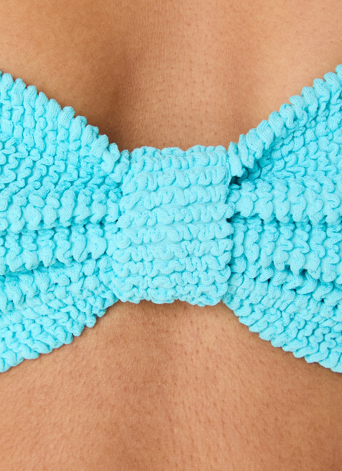 Hunza G Alicia bikiniset met structuur  - detail 5 turquoise