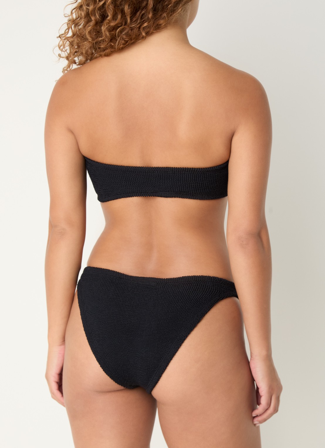 Hunza G Jean bikiniset met structuur - achterkant 3 zwart